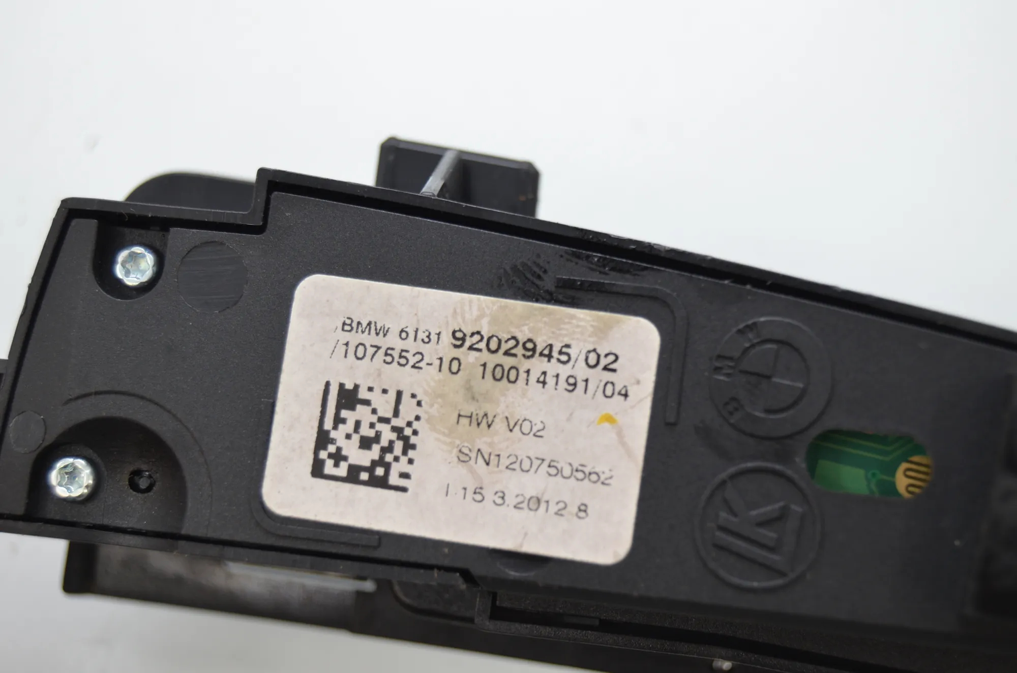 Switches – OEM 9225230 · BMW 5 Touring (F11) 530 d 2012 – 10
