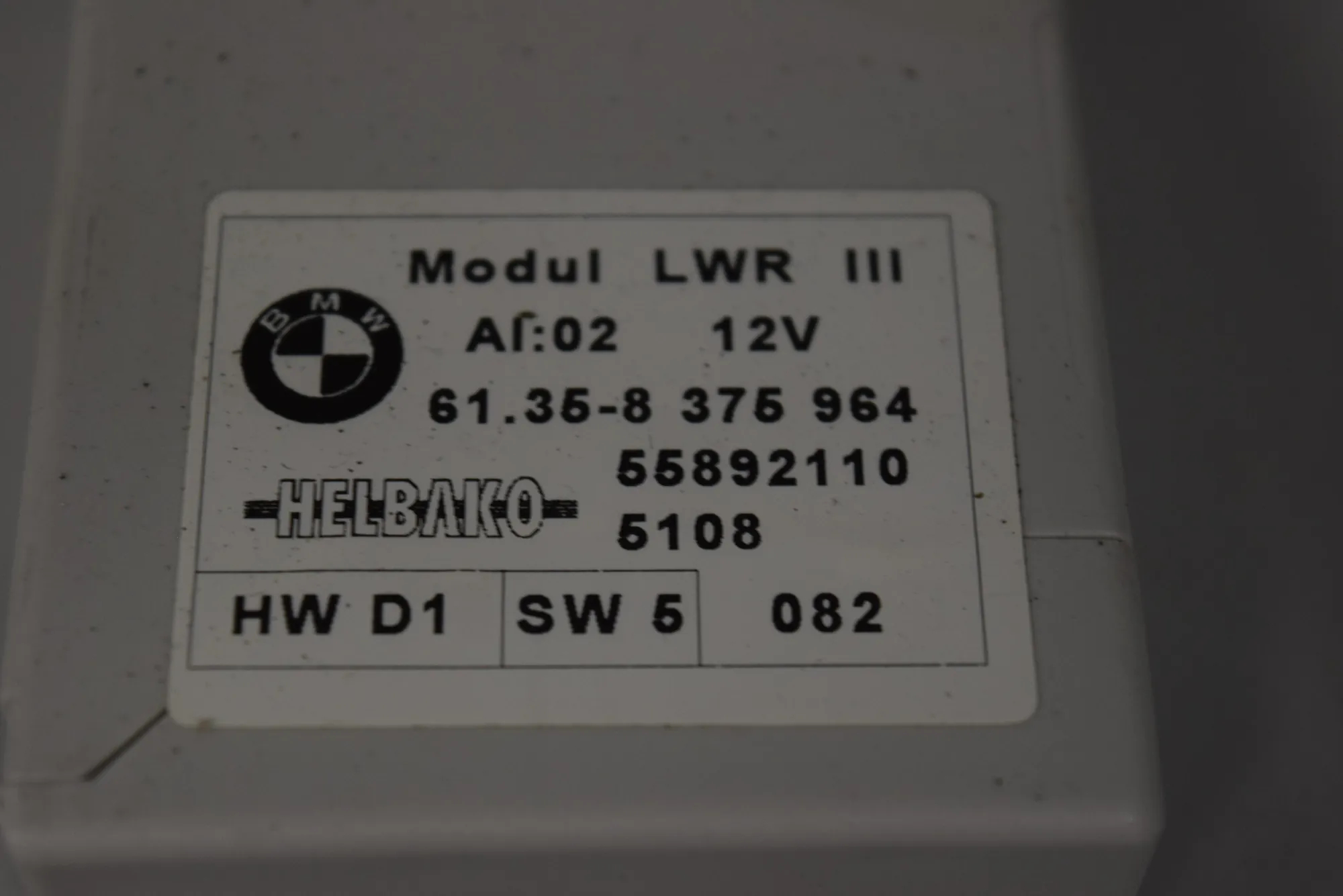 Other Control Units – OEM 8375964 · BMW 5 Touring (E39) 530 d 2002 – 4