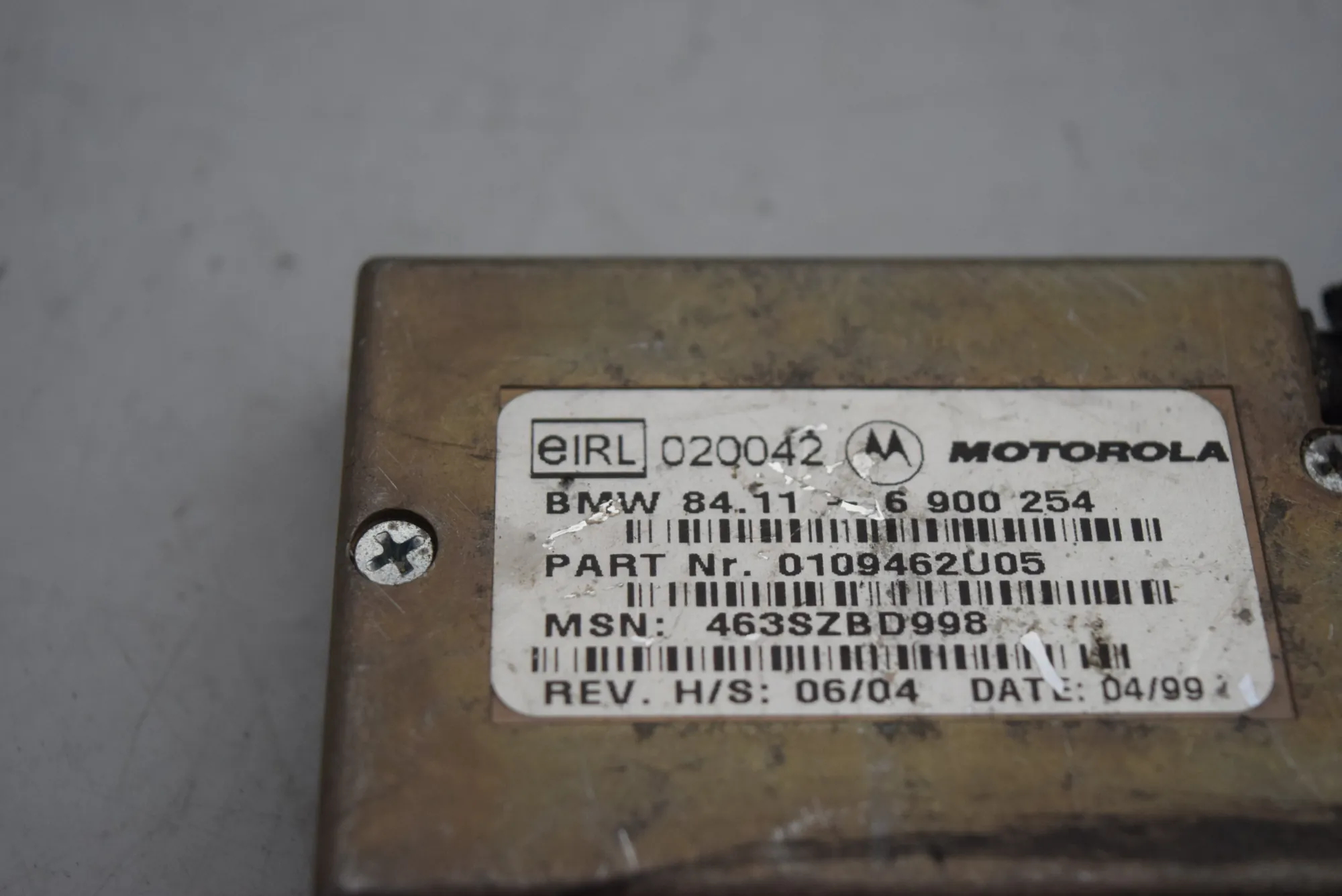 Other Control Units – OEM 6900254 · BMW 5 (E39) BMW 5 (E39) 2000 – 4