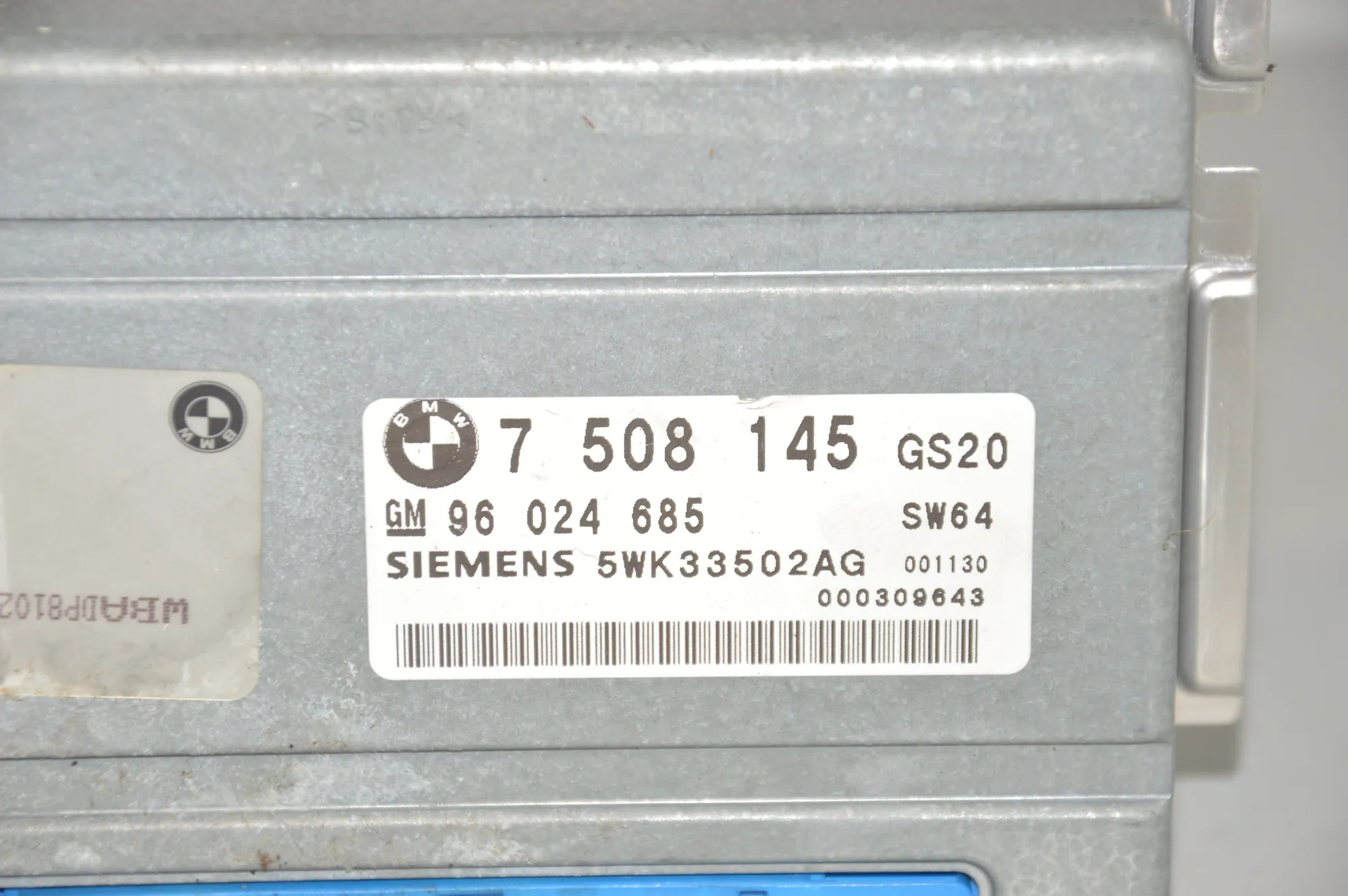 Gearbox Control Unit – OEM 7508145 · BMW 5 Touring (E39) 530 d 2000 – 2