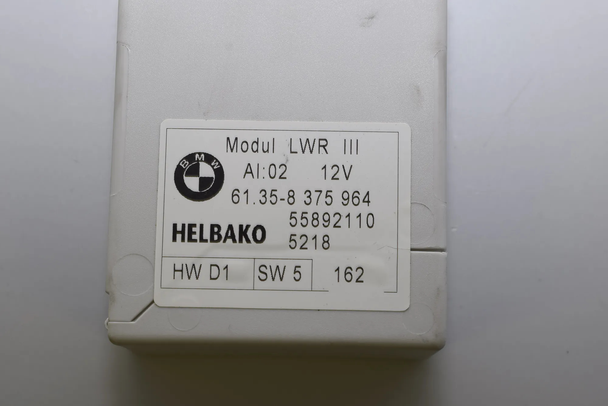 Other Control Units – OEM 8375964 · BMW X5 (E53) 4.6 is 2002 – 5