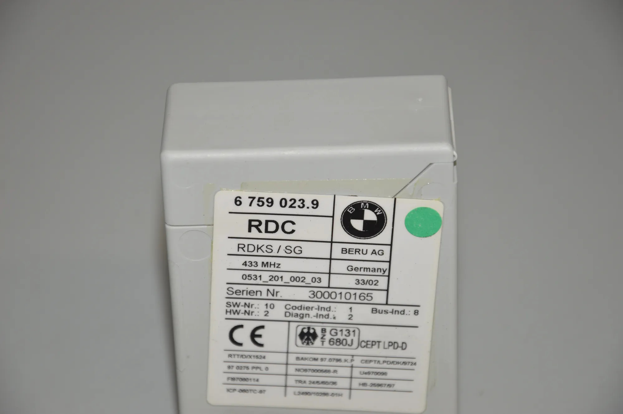 Other Control Units – OEM 6759023 · BMW X5 (E53) 4.4 i 2002 – 2