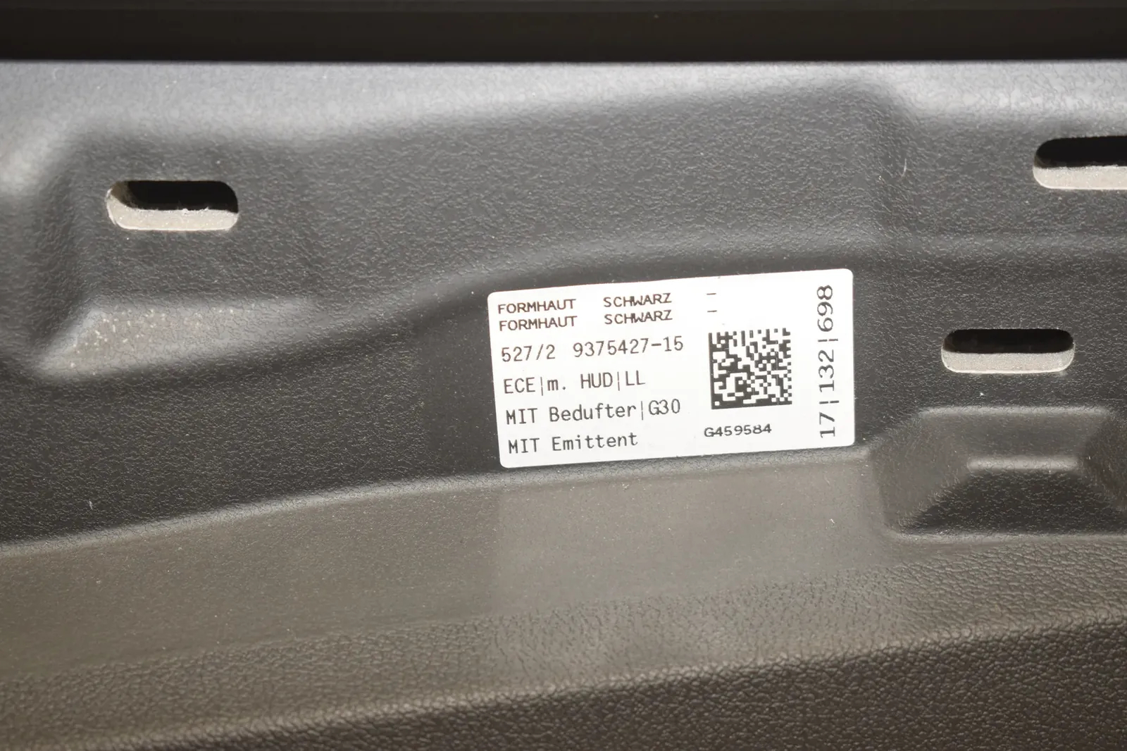Dashboard – OEM 9375427 · BMW 5 (G30) (2016 - -) 540 i 2017 – 7