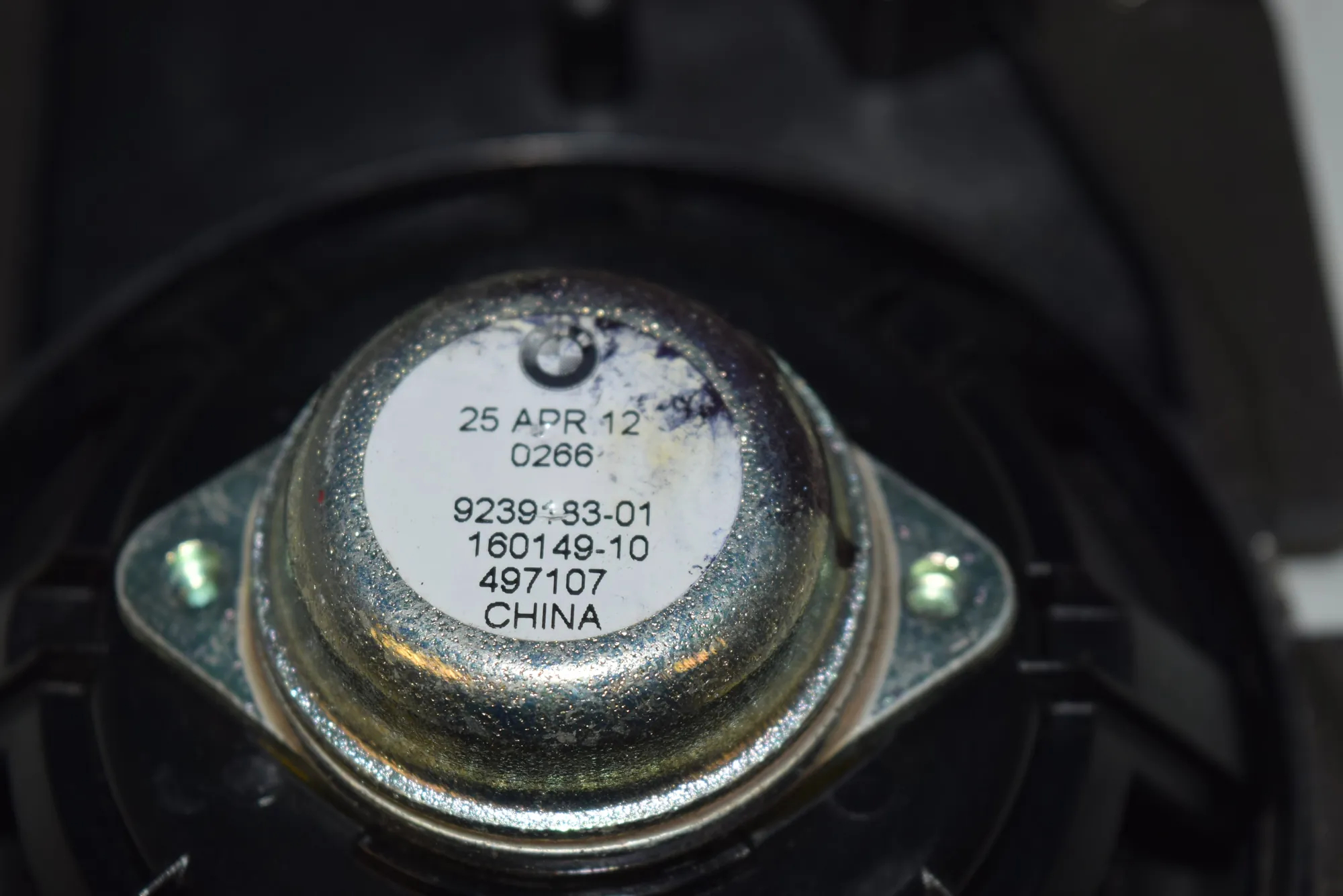 Rear Left Door Speaker – OEM 9239183 · BMW 5 Touring (F11) BMW 5 Touring (F11) 2010 – 5