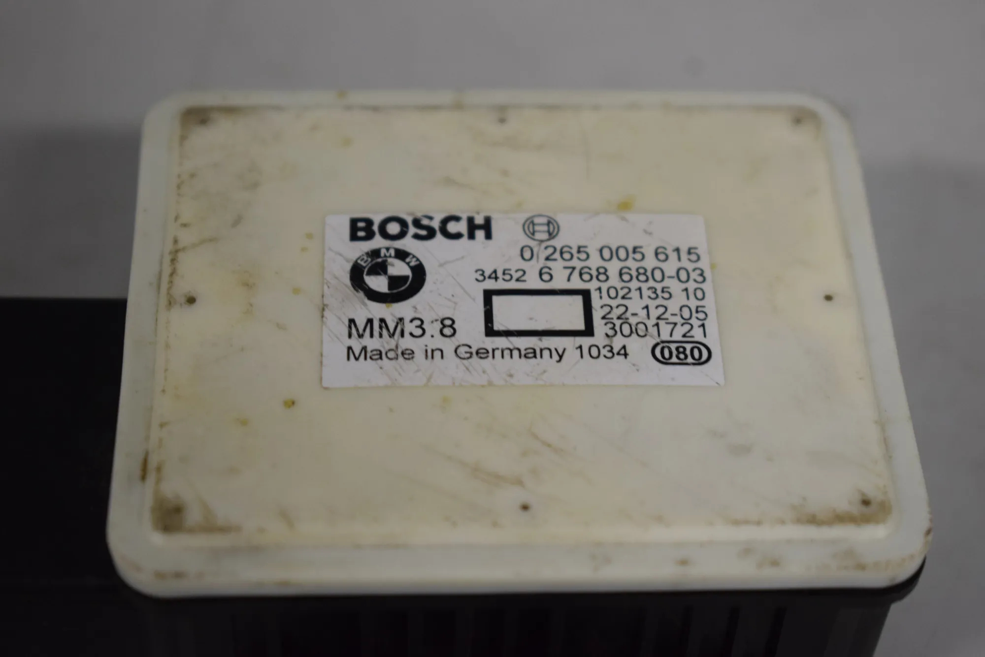 Acceleration Sensor – OEM 6768680BOSCH0265005615 · BMW 3 Touring (E91) 320 d 2007 – 5