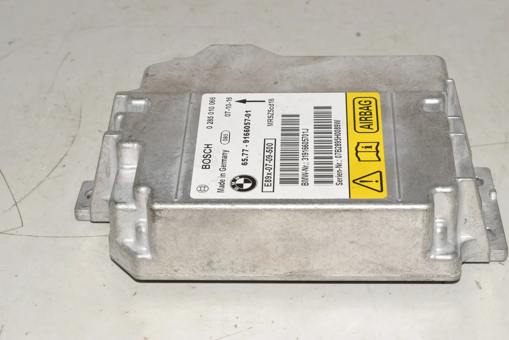 SRS Control Unit – OEM 9166057 · BMW 3 Touring (E91) 320 d 2007 – 3