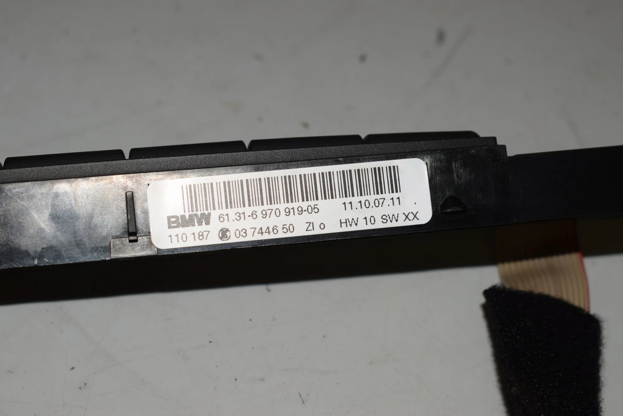 Button Switch Panel – OEM 6970919 · BMW 3 Touring (E91) 320 d 2007 – 5