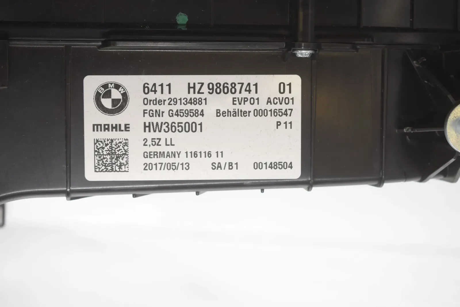 Interior Heater – OEM 9868741 · BMW 5 (G30) (2016 - -) 540 i 2017 – 5