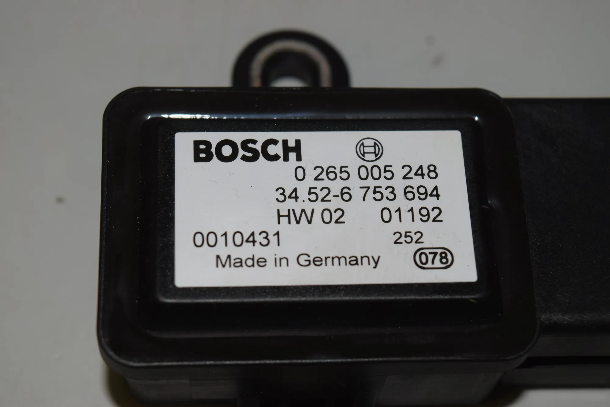 Acceleration Sensor – OEM 6753694 · BMW 5 (E39) 530 d 2001 – 5