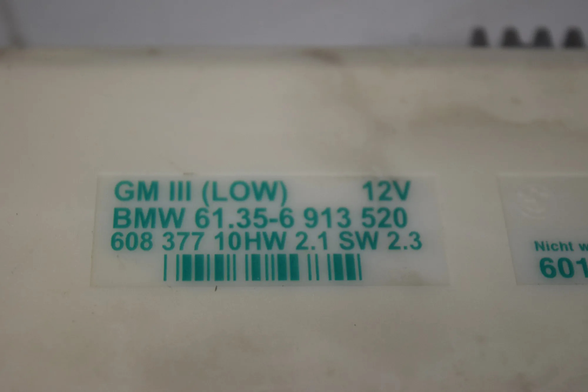 Comfort Control Unit – OEM 6913520 · BMW 5 (E39) 530 d 2001 – 6