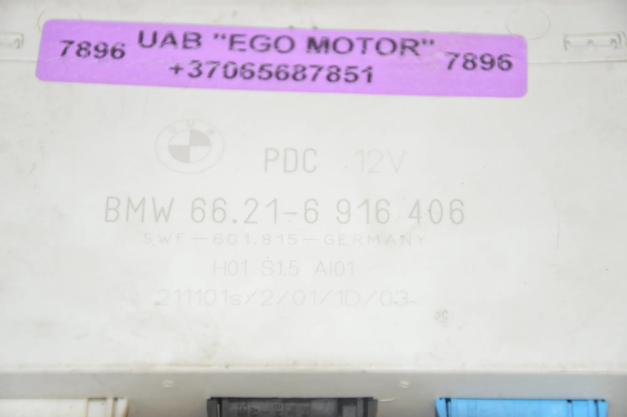 PDC Parking Sensor Control Unit – OEM 6916406 · BMW 5 (E39) BMW 5 (E39) 2001 – 3
