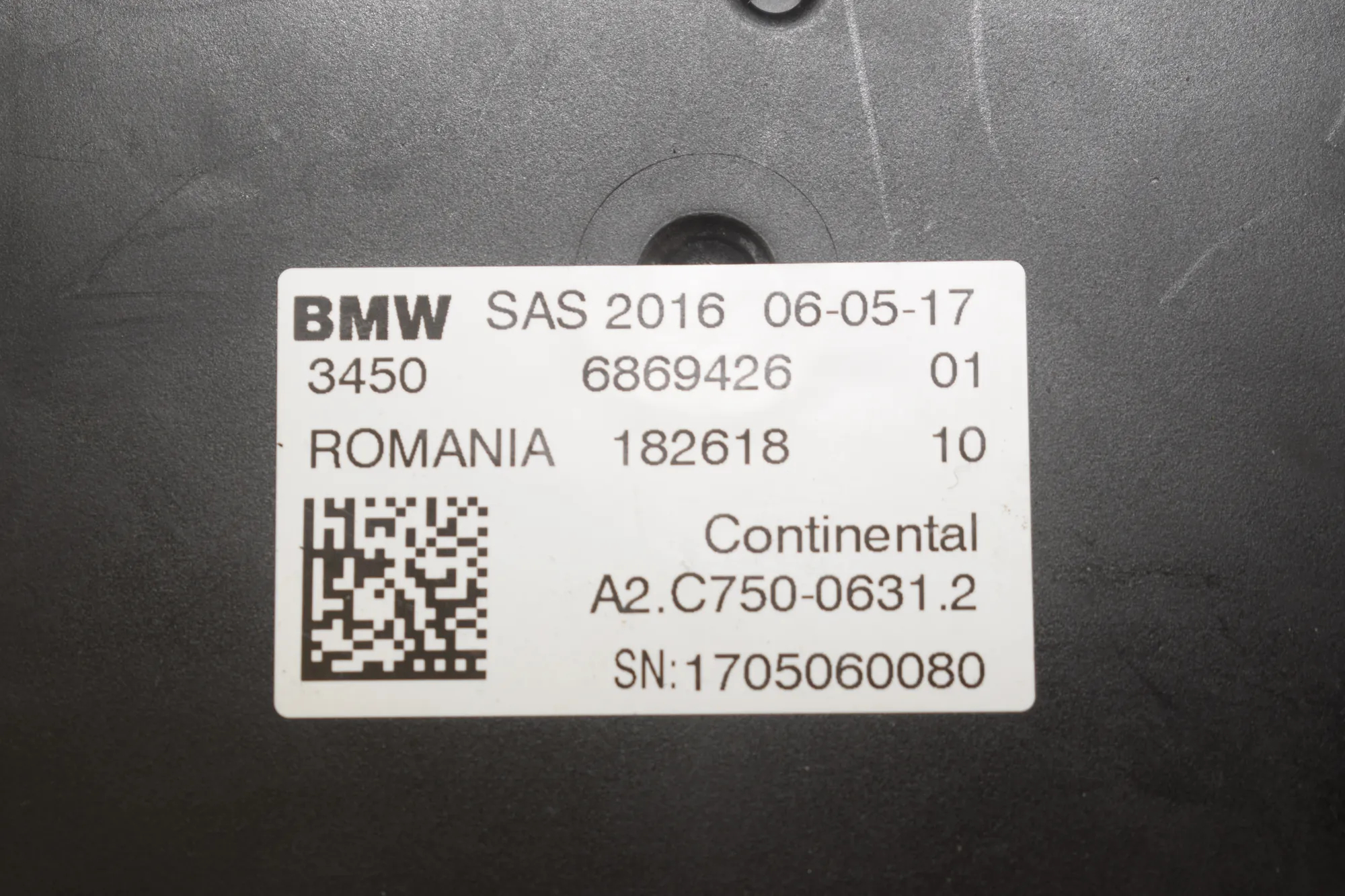 Suspension Spring Bag Control Unit – OEM 6869426 · BMW 5 (G30) (2016 - -) 540 i 2017 – 4
