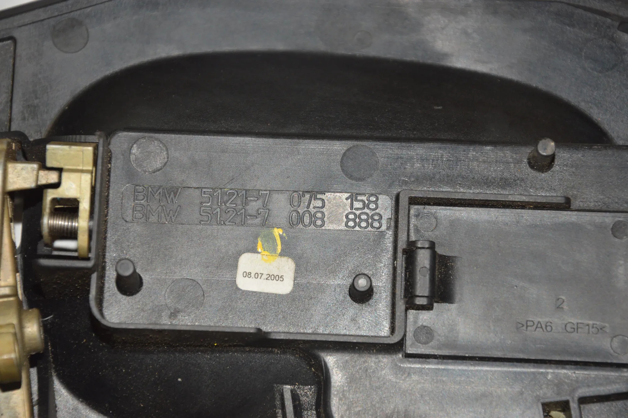 Front Right Door Interior Handle Frame – OEM 7008888 · BMW 5 (E60) BMW 5 (E60) 2005 – 3