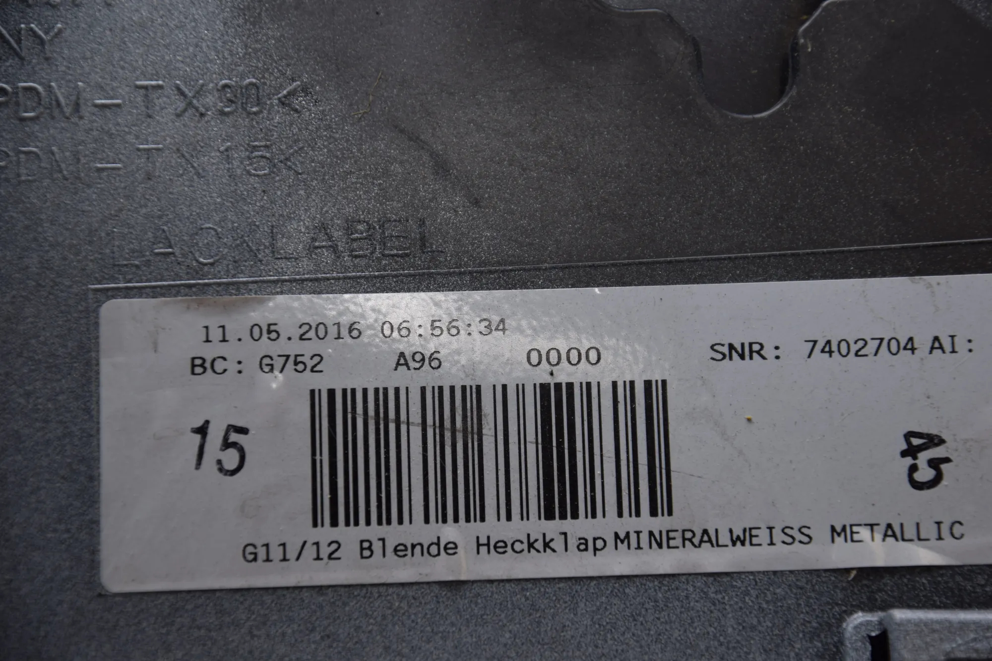 Other Interior Parts – OEM 6919712 · BMW 7 (G11, G12) BMW 7 (G11, G12) 730 d, Ld xDrive 2016 – 6
