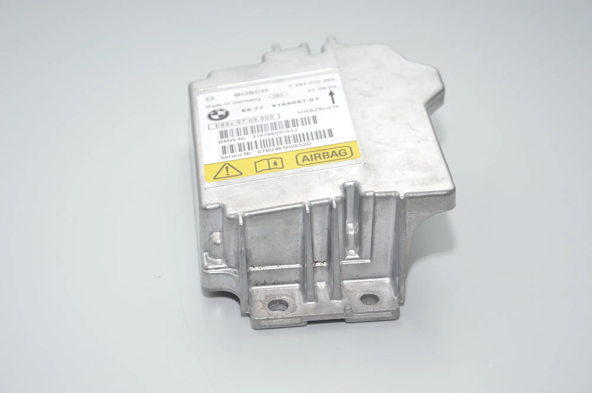 SRS Control Unit – OEM 9166057 · BMW 3 Coupe (E92) 320 d 2007