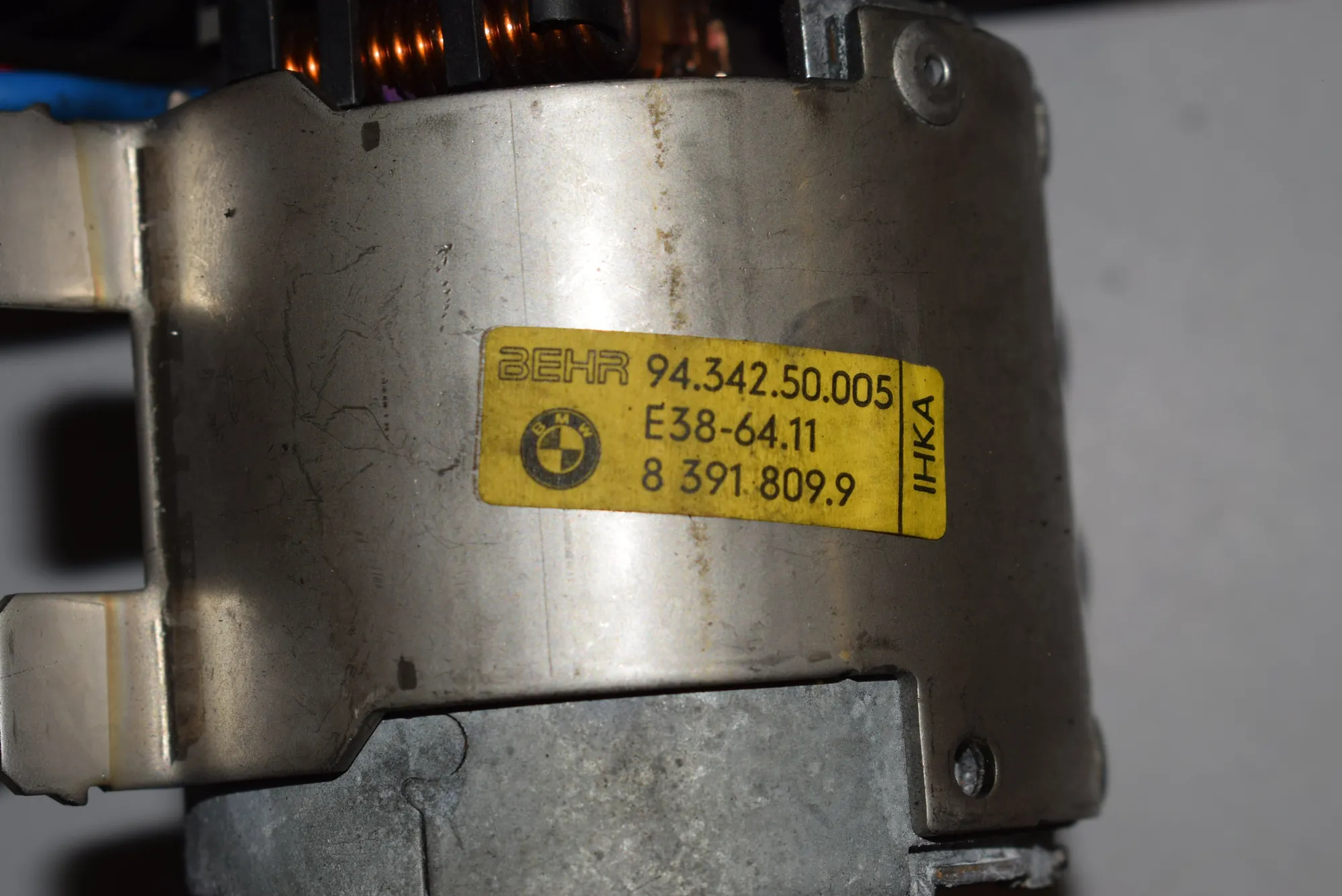 Heater Blower Fan – OEM 8391809 · BMW 7 (E38) 728 i, iL 1999 – 4