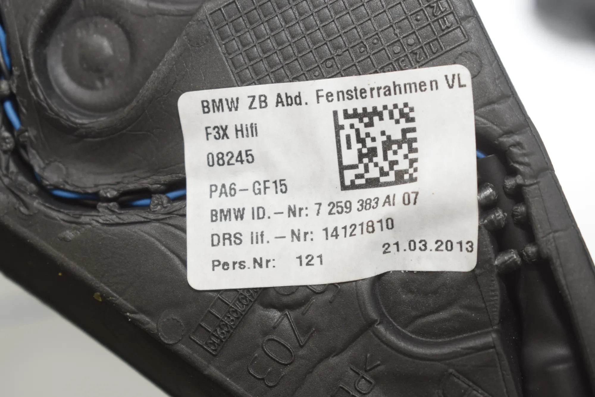 Sound Audio System Set – OEM 9286070 · BMW 3 Touring (F31) 330 d 2013 – 9
