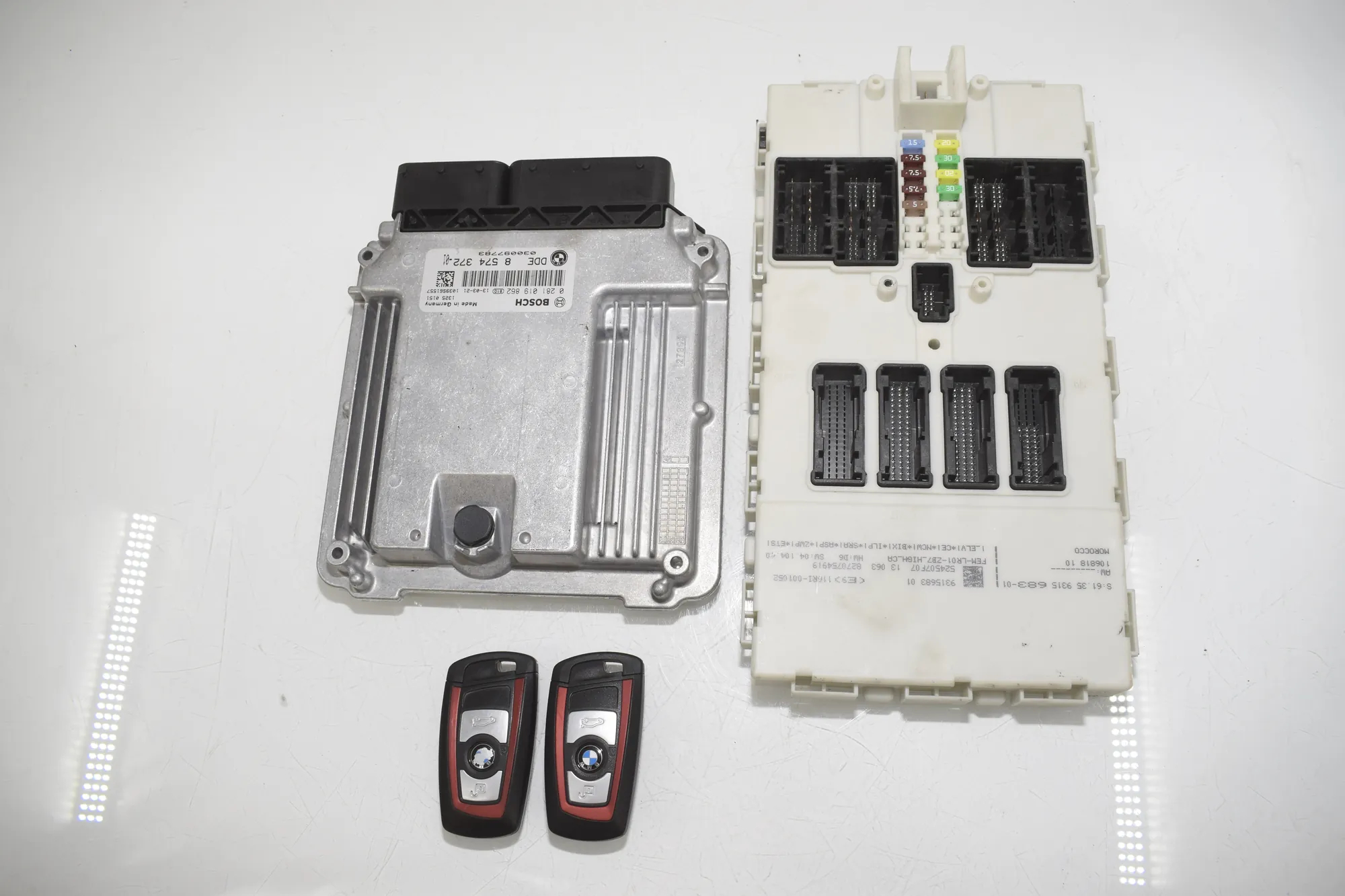 Engine Ignition ECU Set – OEM 8574372 · BMW 3 Touring (F31) 330 d 2013 – 2