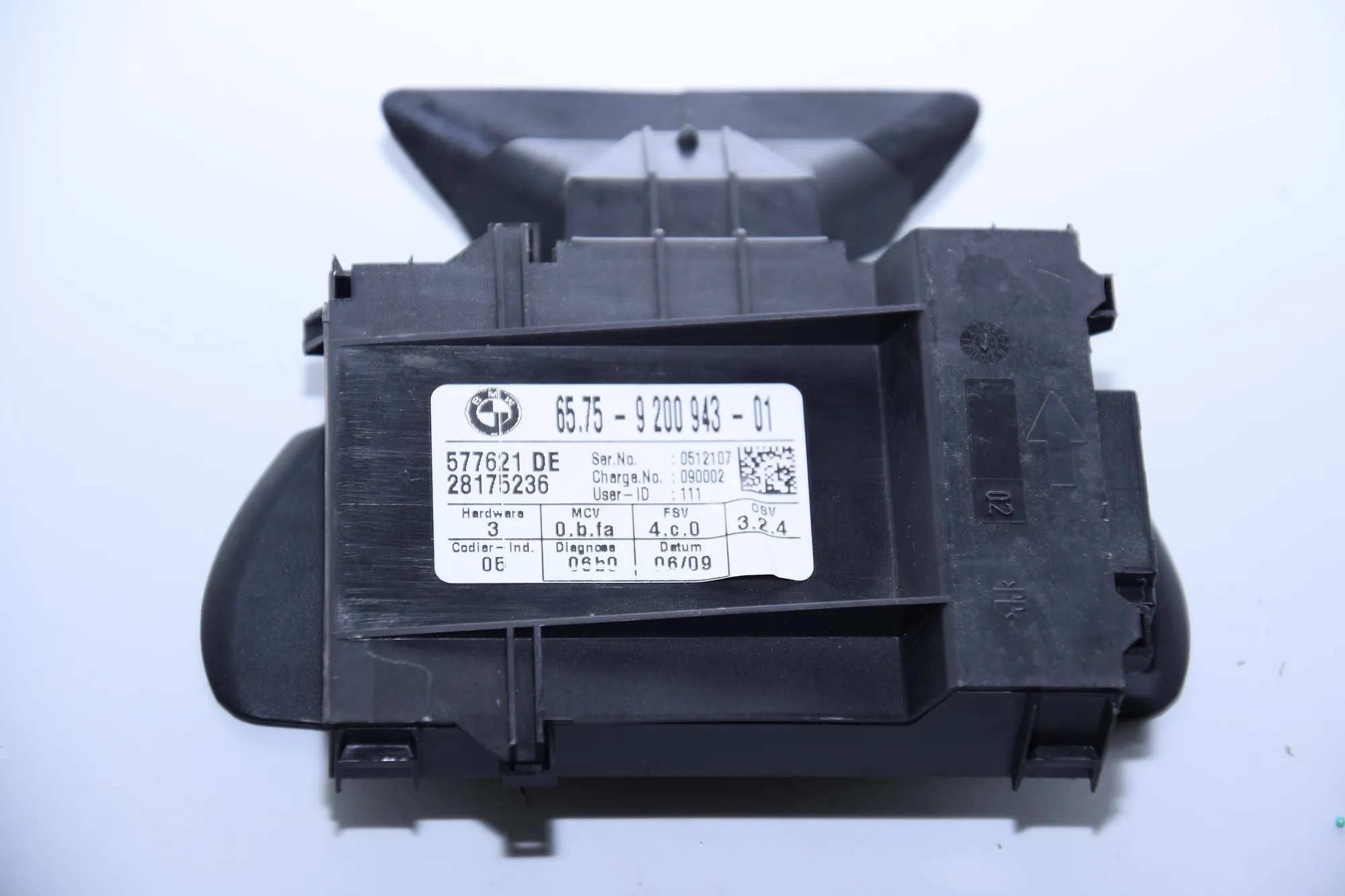 Other Control Units – OEM 9200943 · BMW 1 (E87) BMW 1 (E87) 2009 – 3