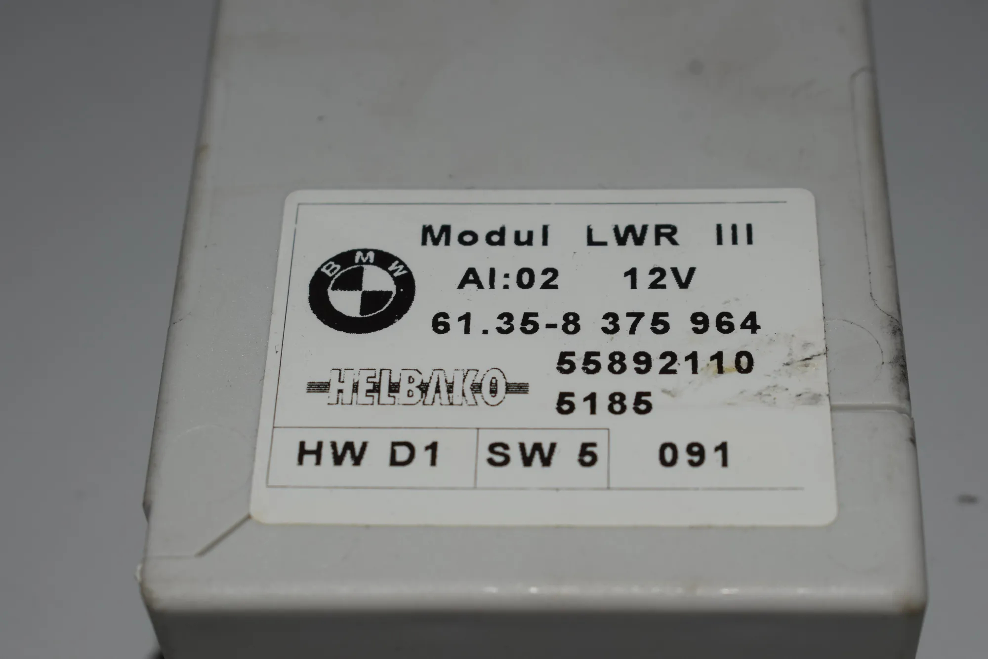 Other Control Units – OEM 8375964 · BMW X5 (E53) 4.4 i 2001 – 6