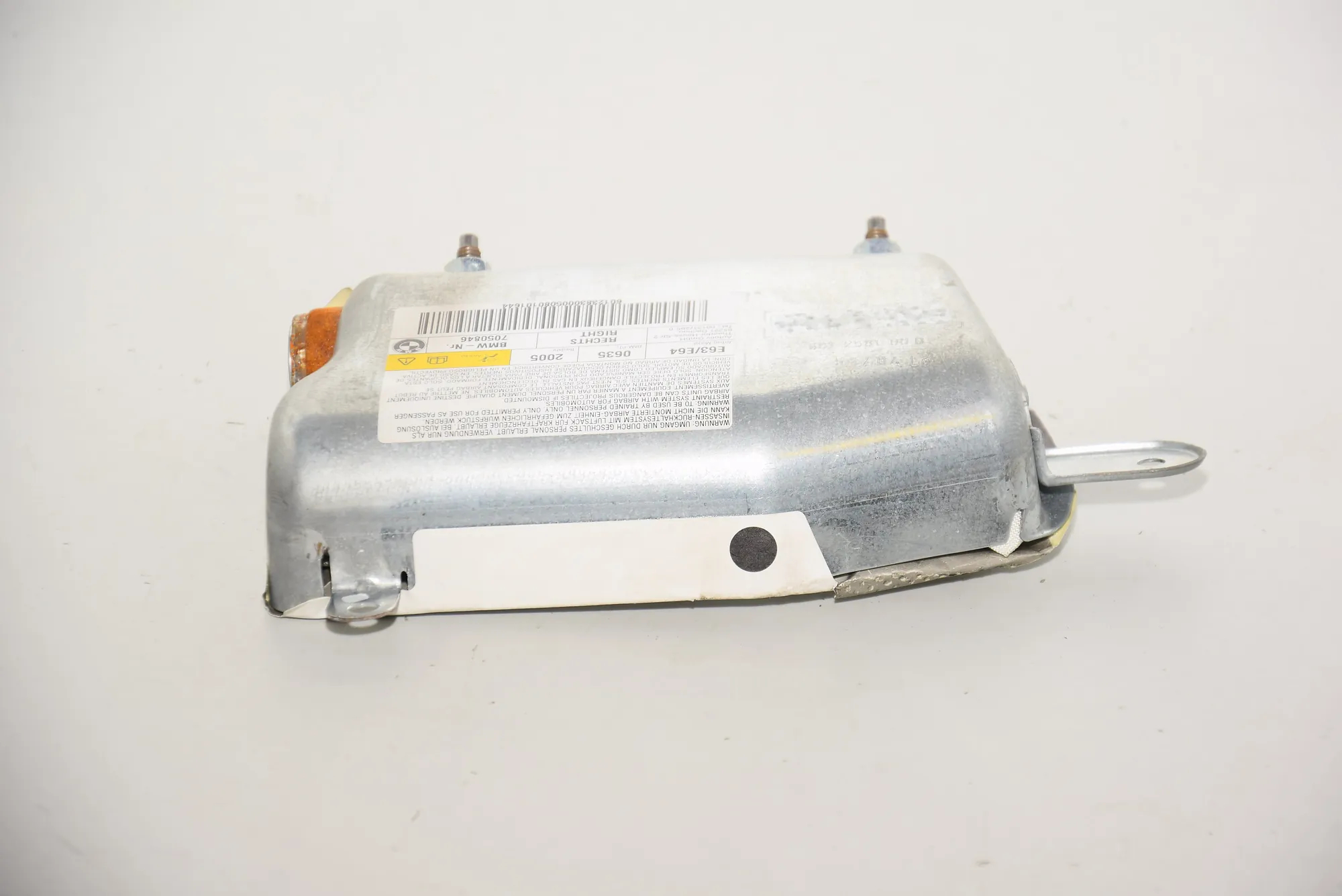 Front Right Door Safety Bag SRS – OEM 7050846 · BMW 6 Cabrio (E64) BMW 6 Cabrio (E64) M 2008 – 2
