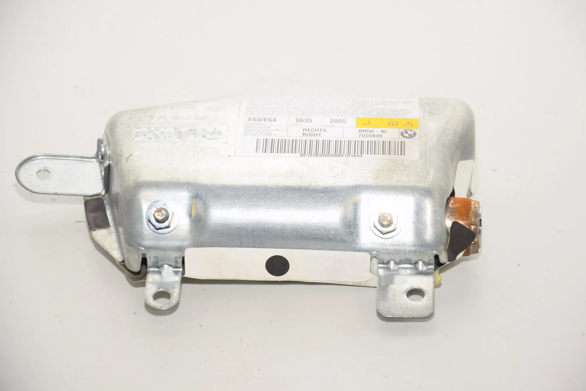 Front Right Door Safety Bag SRS – OEM 7050846 · BMW 6 Cabrio (E64) BMW 6 Cabrio (E64) M 2008 – 4