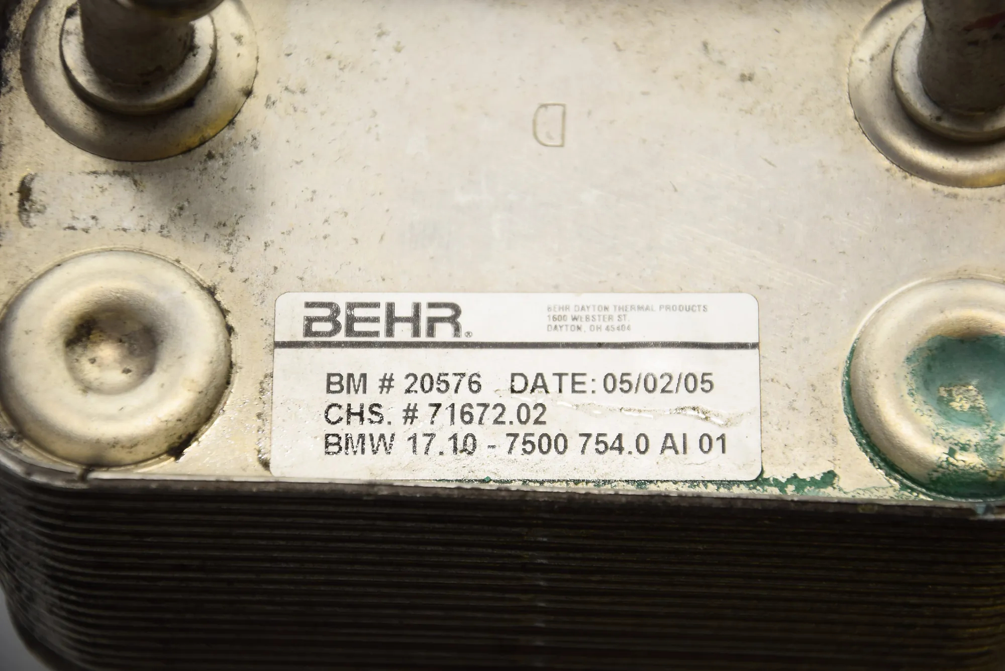 Gearbox Radiator – OEM 7500754 · BMW X5 (E53) 3.0 d 2005 – 4