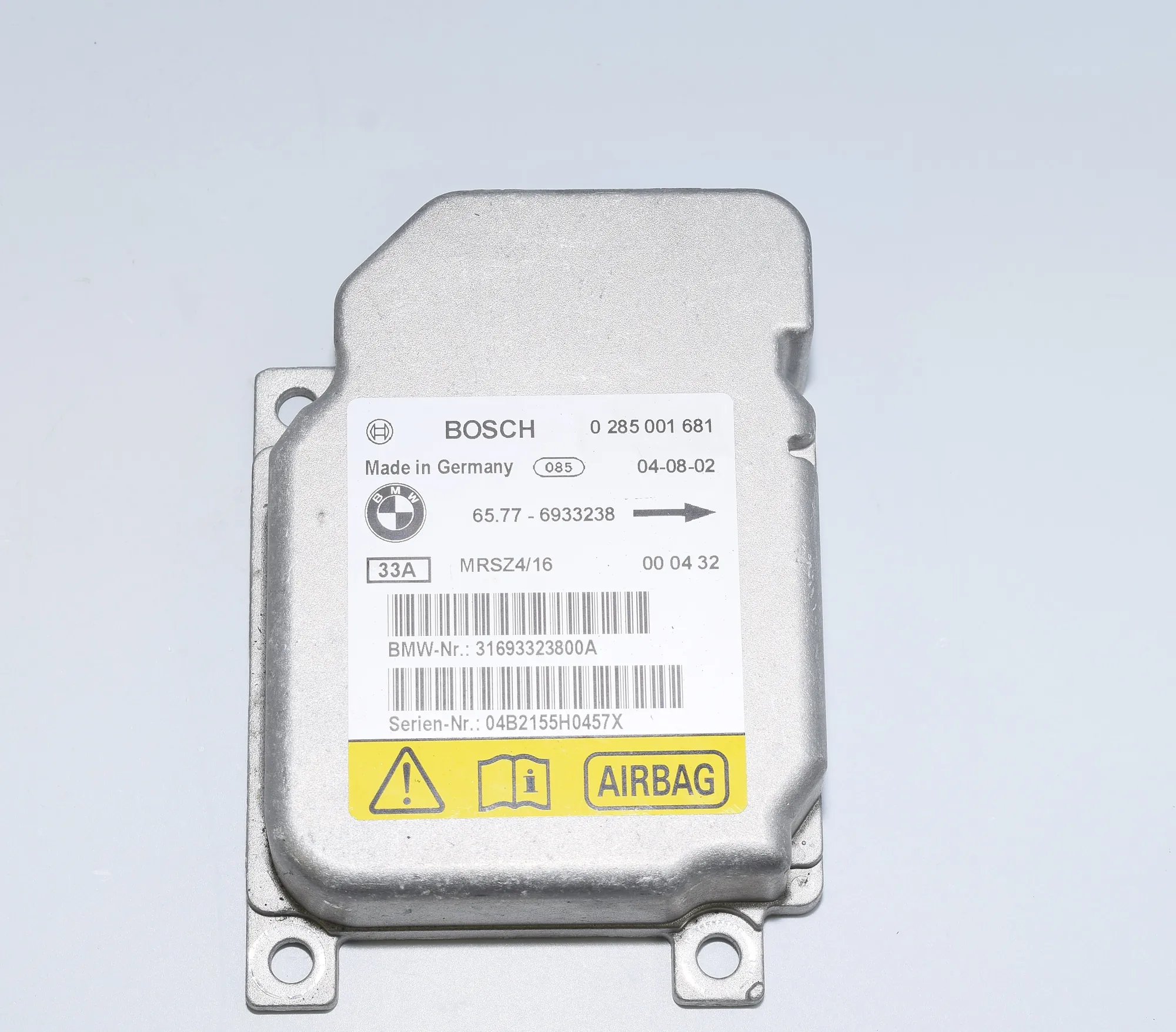 SRS Control Unit – OEM 6933238 · BMW X5 (E53) 4.8 is 2004