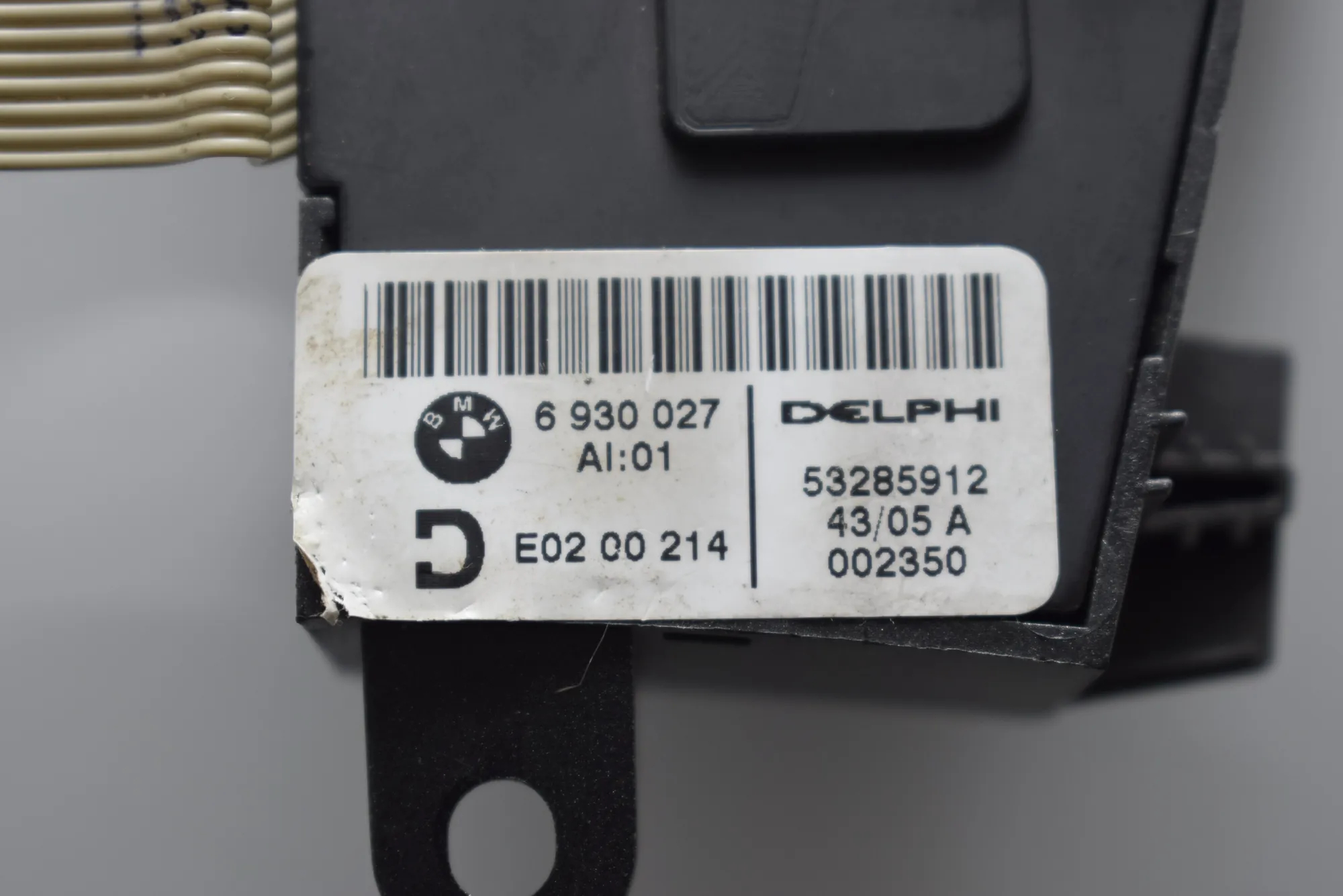 Front Left Seat Control Unit – OEM 6971625 · BMW 7 (E65, E66, E67) BMW 7 (E65, E66, E67) 2001 – 10