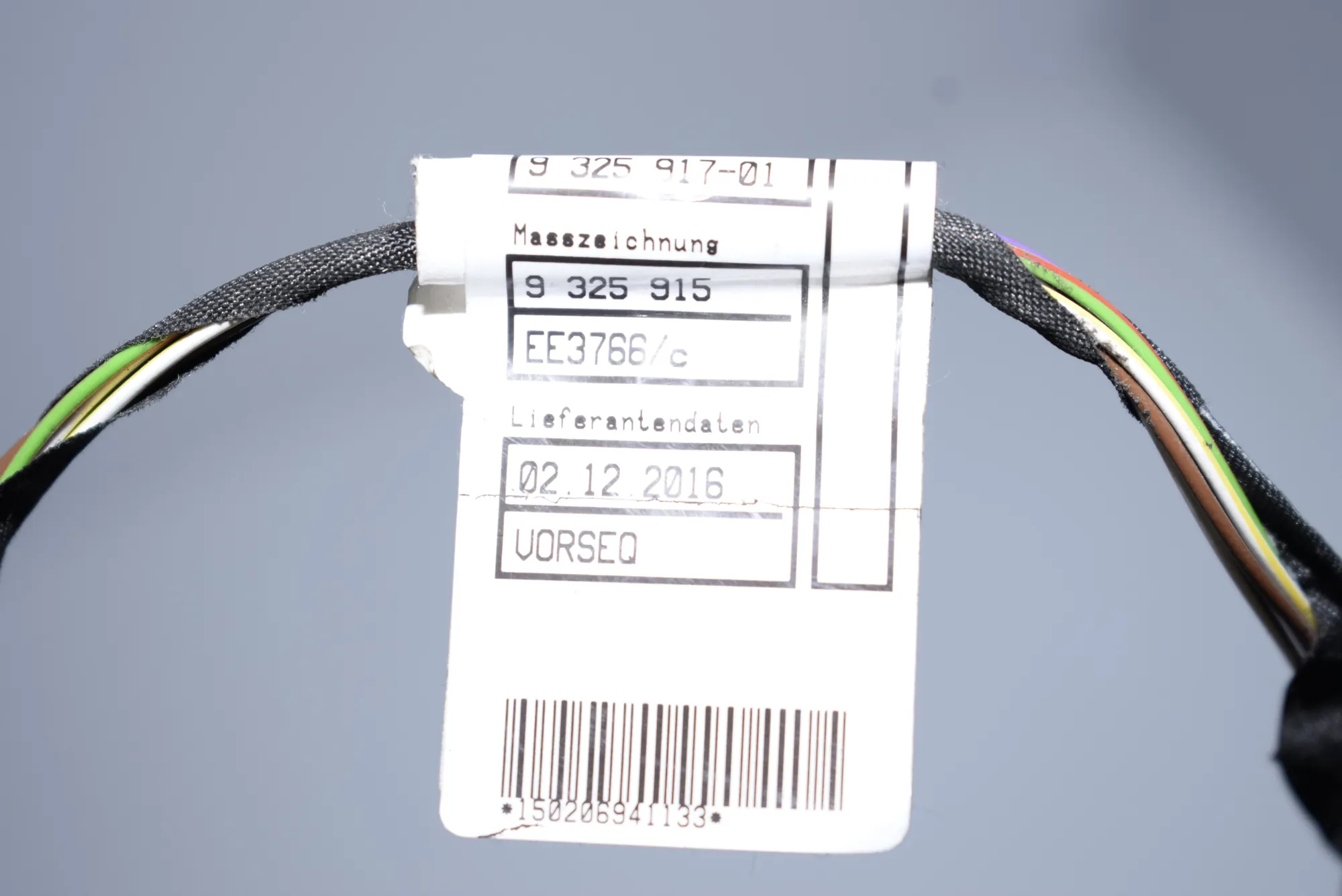Cable Harness – OEM 9325917 · BMW 4 Gran Coupe (F36) BMW 4 Gran Coupe (F36) 2016 – 11