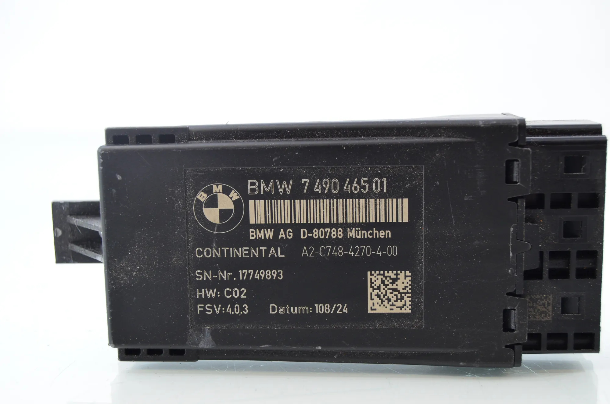 Front Left Seat Control Unit – OEM 61357490465 · BMW 3 Touring (G21) (2019 - -) 320 d Mild-Hybrid 2024 – 4