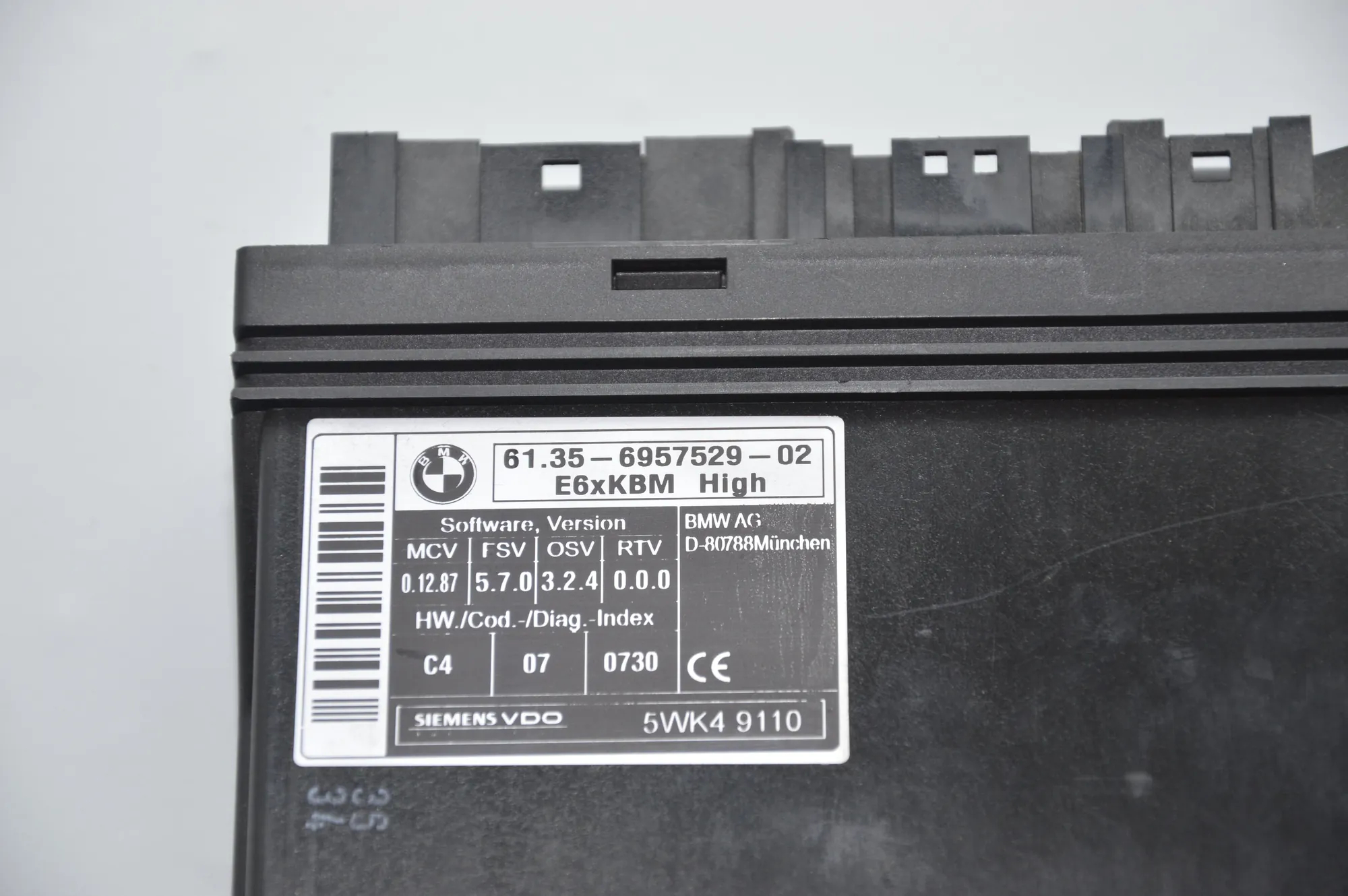 Comfort Control Unit – OEM 6957529 · BMW 5 Touring (E61) 535 d 2004 – 5