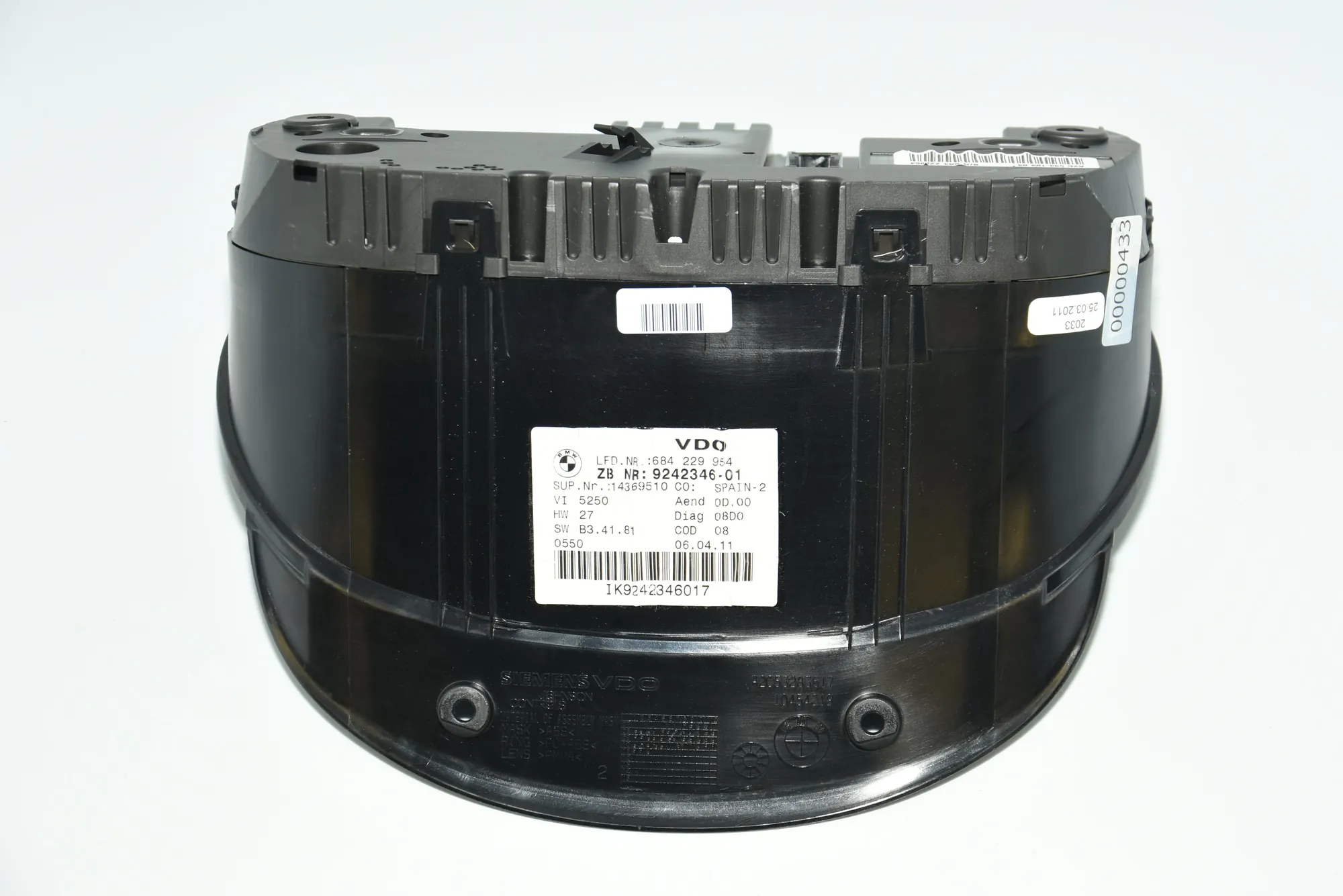 Instrument Cluster Speedometer – OEM 9242346 · BMW 3 Cabrio (E93) 320 d 2011 – 5