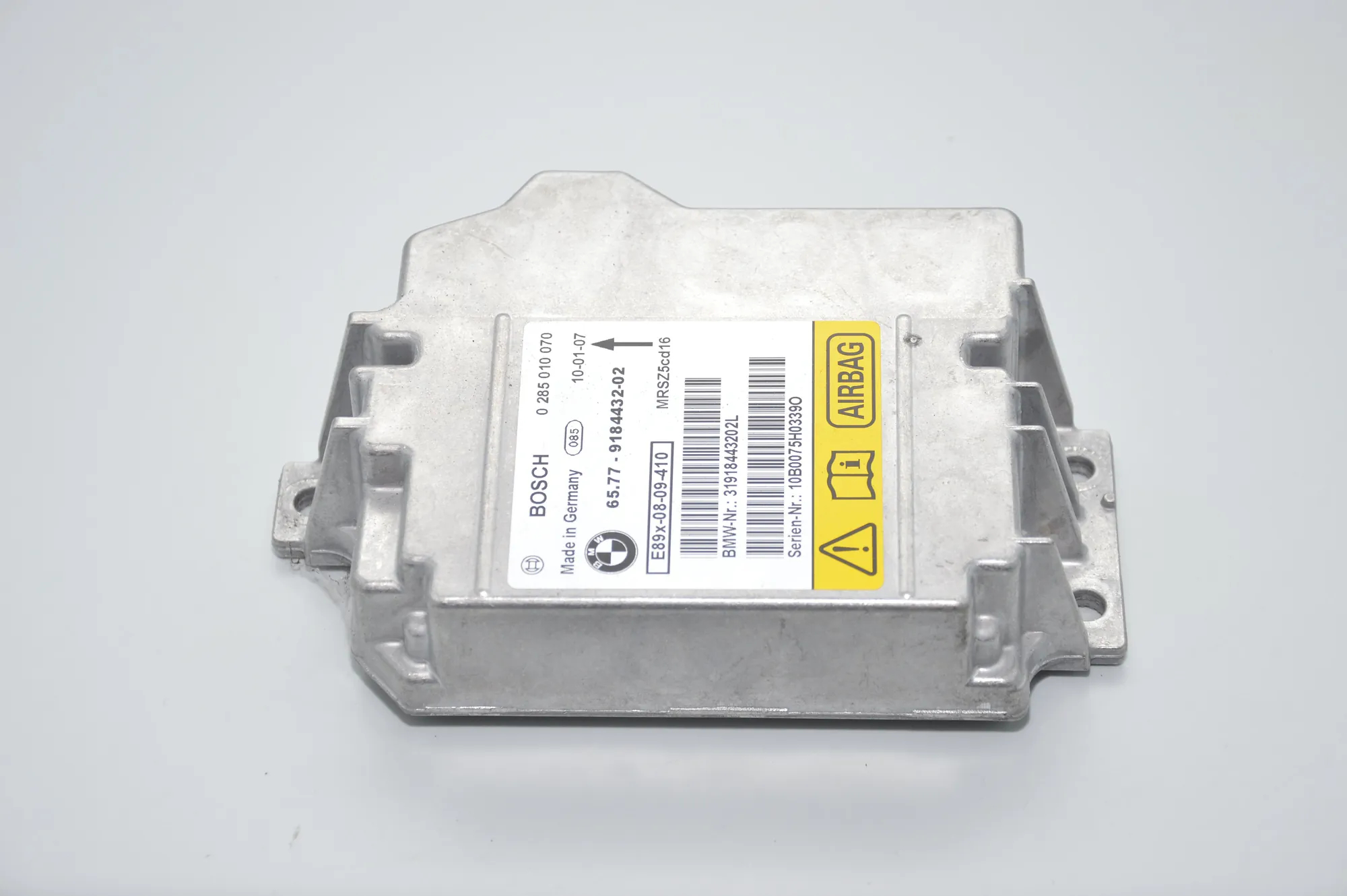 SRS Control Unit – OEM 9184432 · BMW 1 (E87) 120 d 2010 – 3
