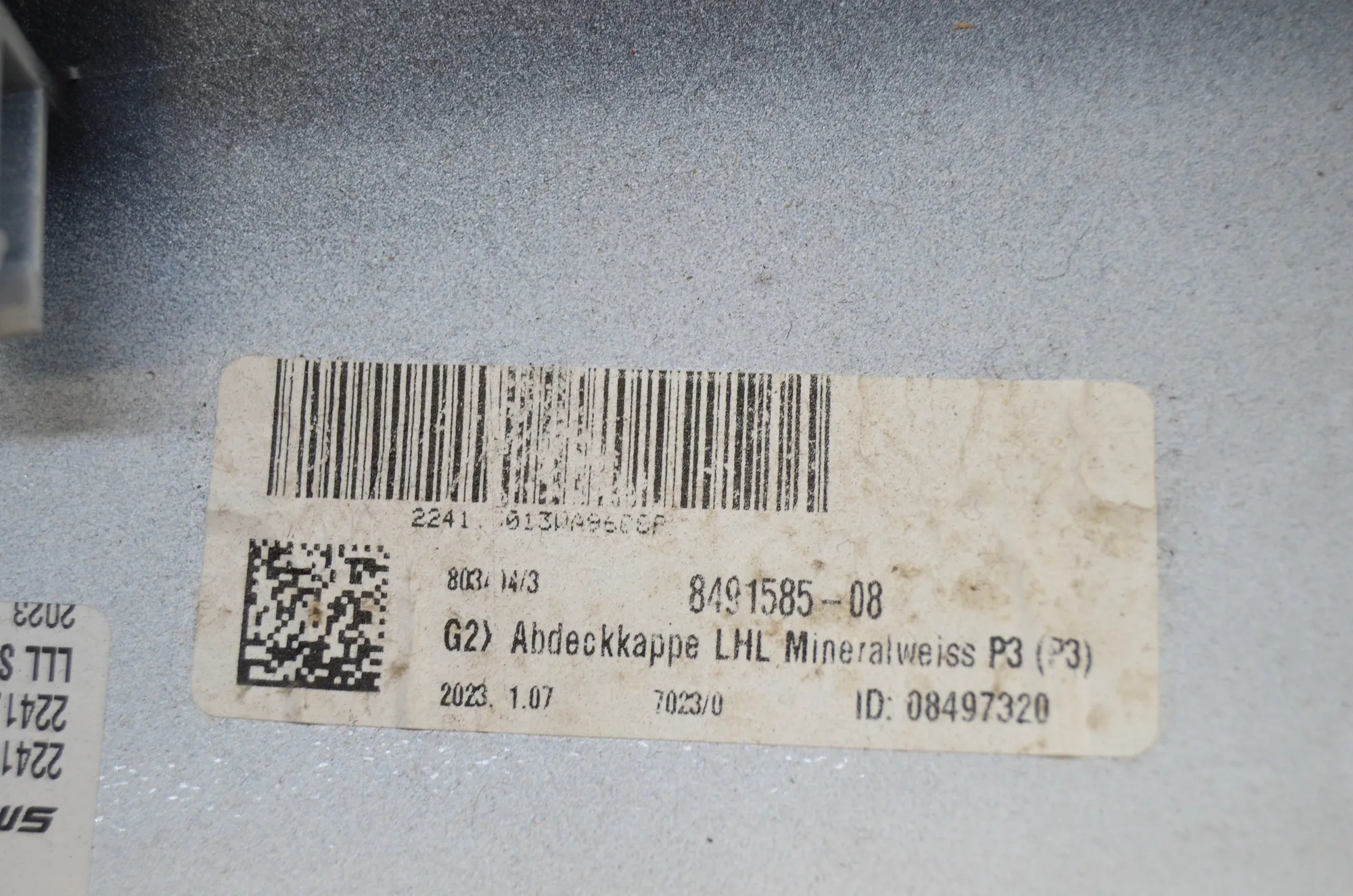 Front Left Mirror Trim – OEM 8491585 · BMW 3 (G20, G28) BMW 3 (G20, G28) 3 (G20) 330 e xDrive 2021 – 6