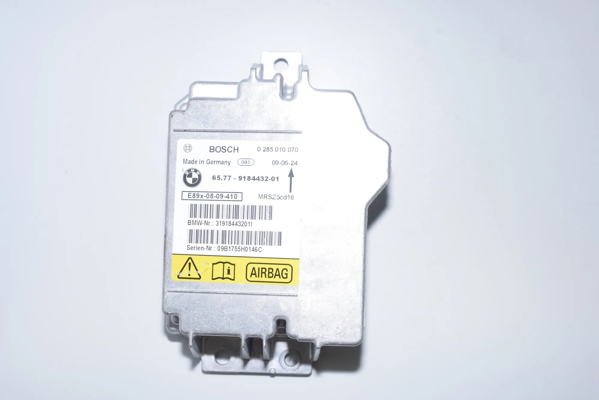 SRS Control Unit – OEM 0285010070 · BMW 1 (E87) 118 d 2009