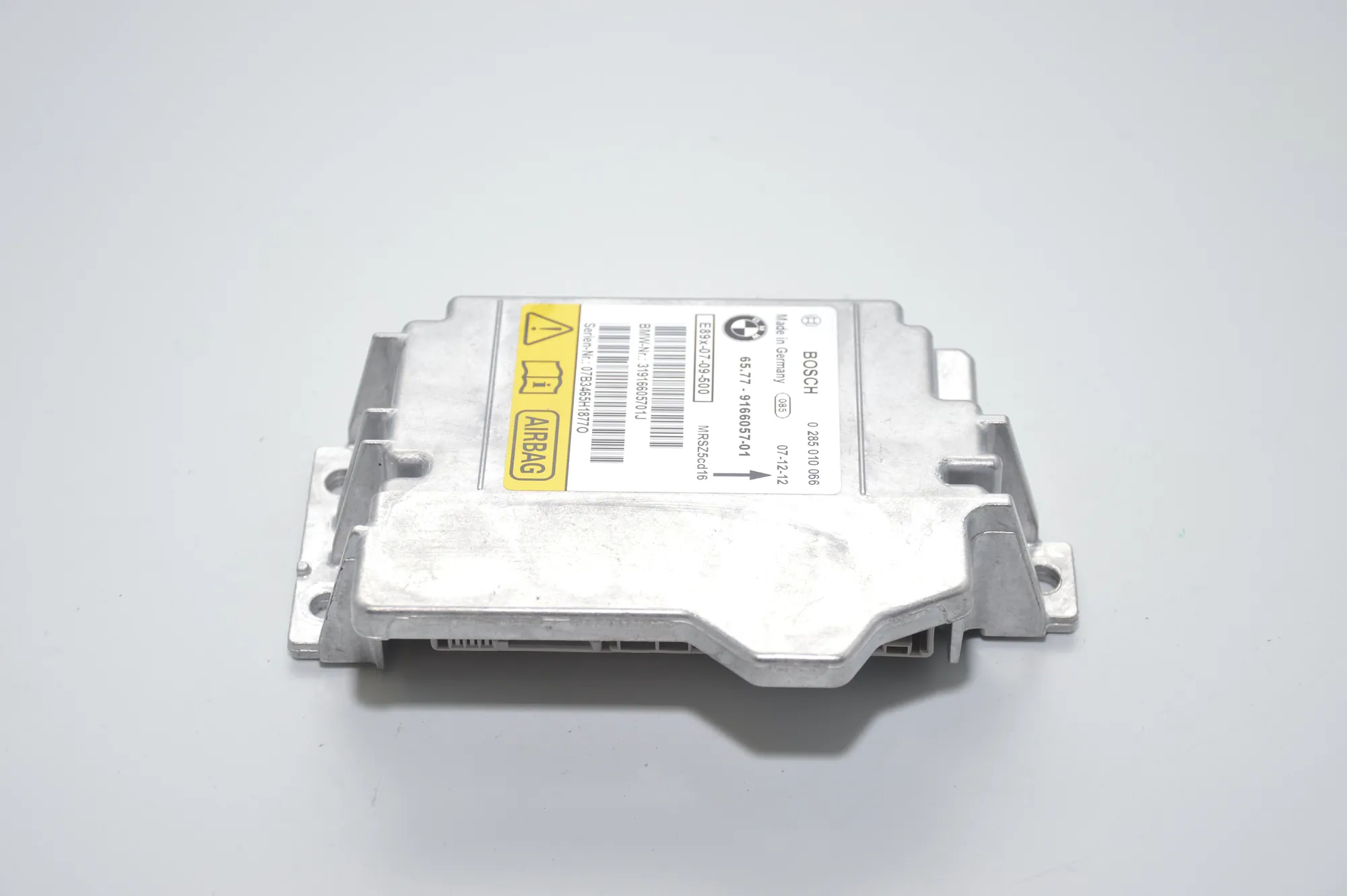 SRS Control Unit – OEM 9166057 · BMW 1 (E81) 118 d 2008