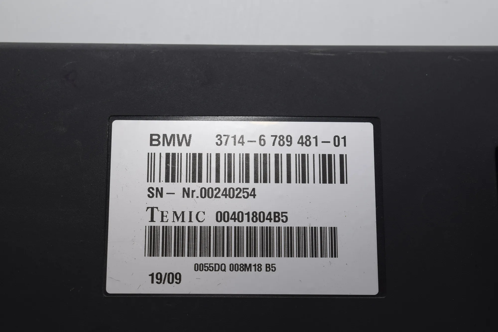 Other Control Units – OEM 6789481 · BMW X5 (E70) 3.0 d 2009 – 5