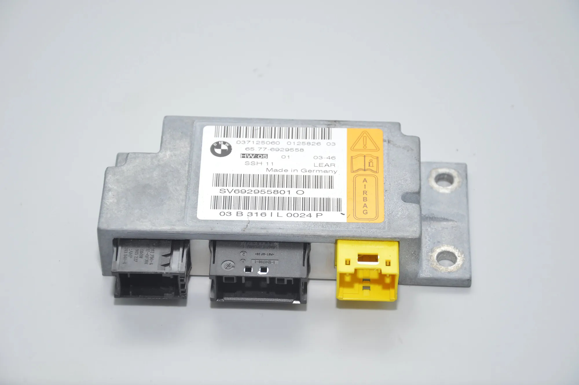SRS Control Unit – OEM 6929558 · BMW 7 (E65, E66, E67) 745 i, Li 2003