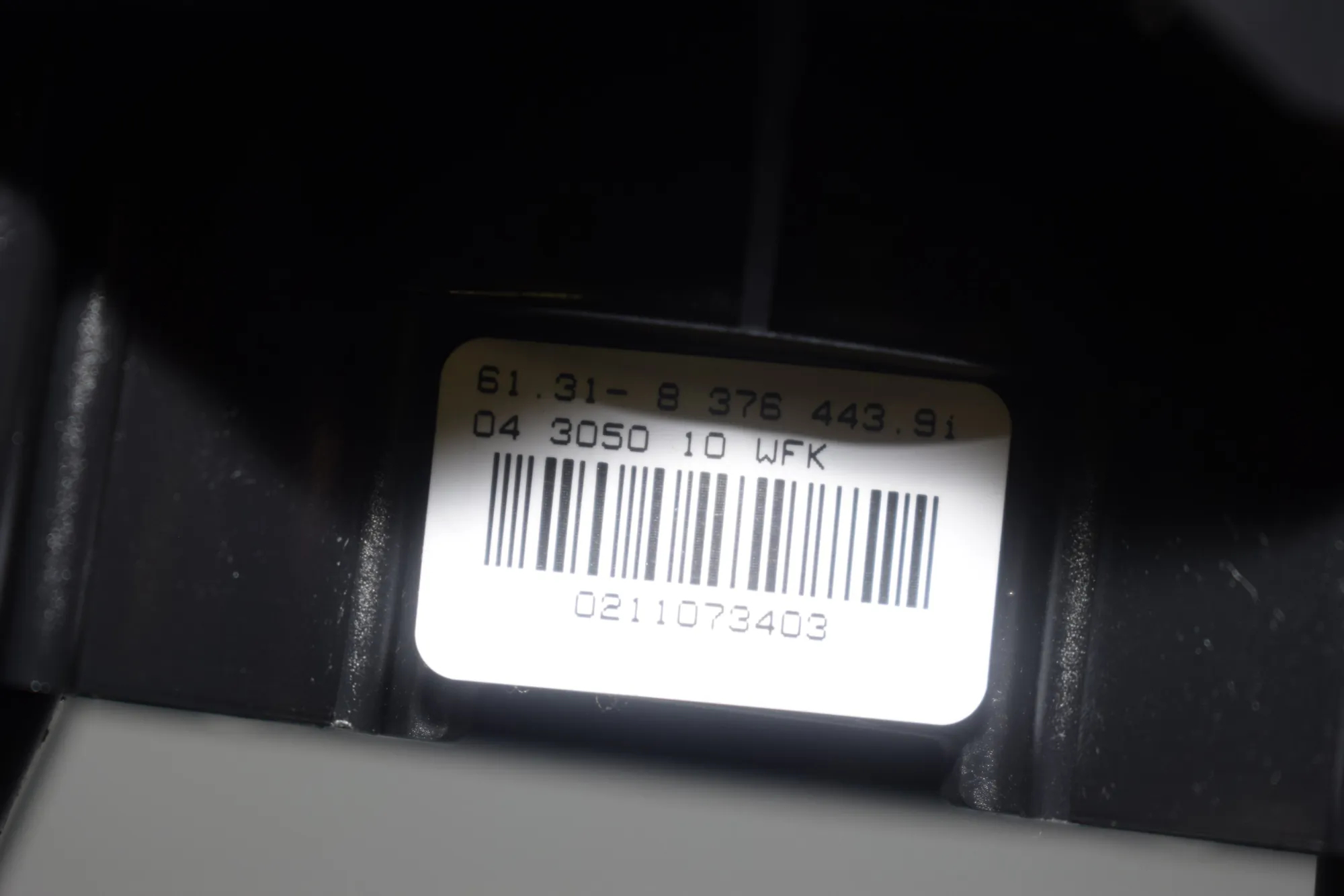Indicator Wiper Stalk Switch – OEM 8363668 · BMW 5 Touring (E39) 530 i 2002 – 10