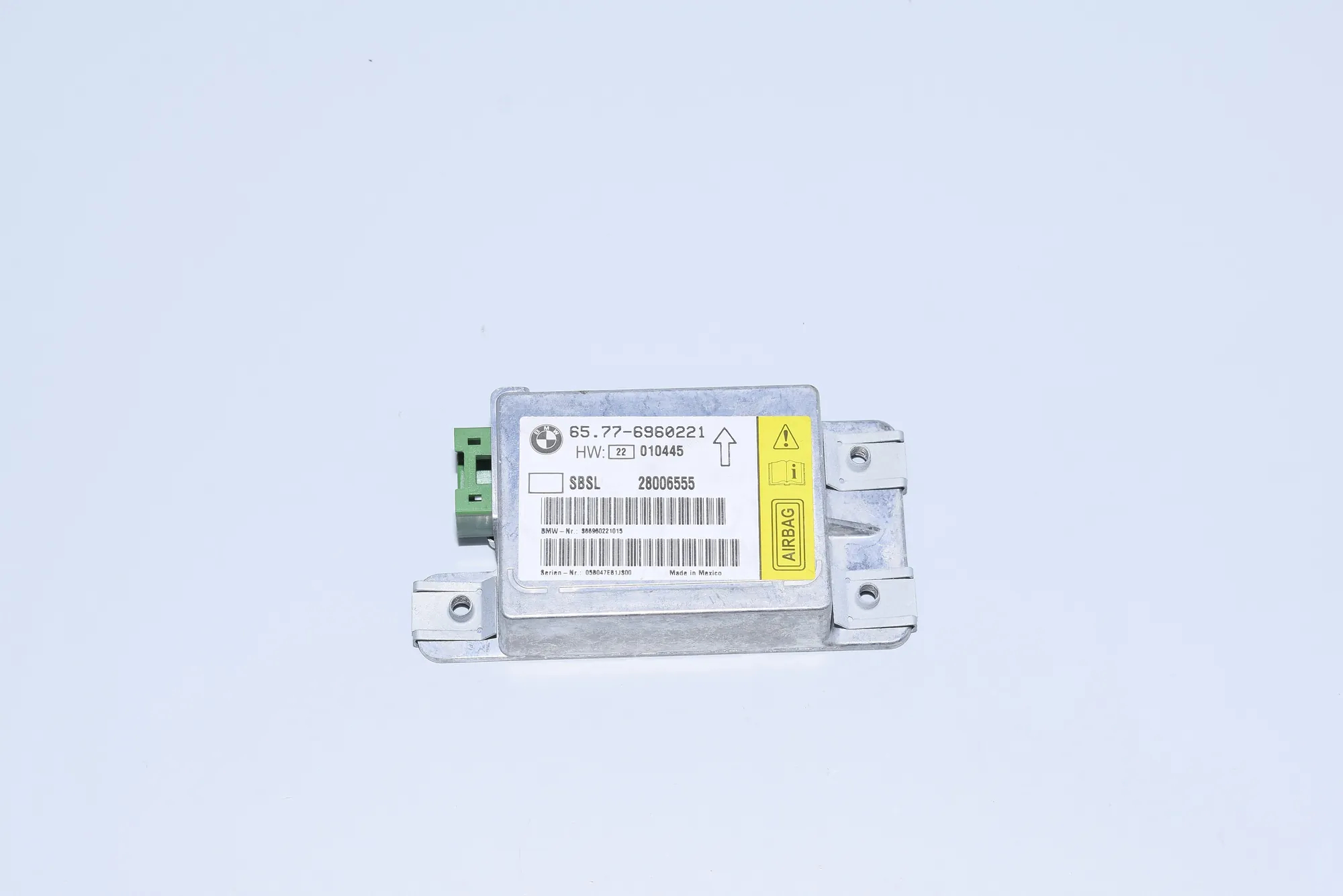 SRS Control Unit – OEM 6960221 · BMW 7 (E65, E66, E67) 750 i, Li 2005