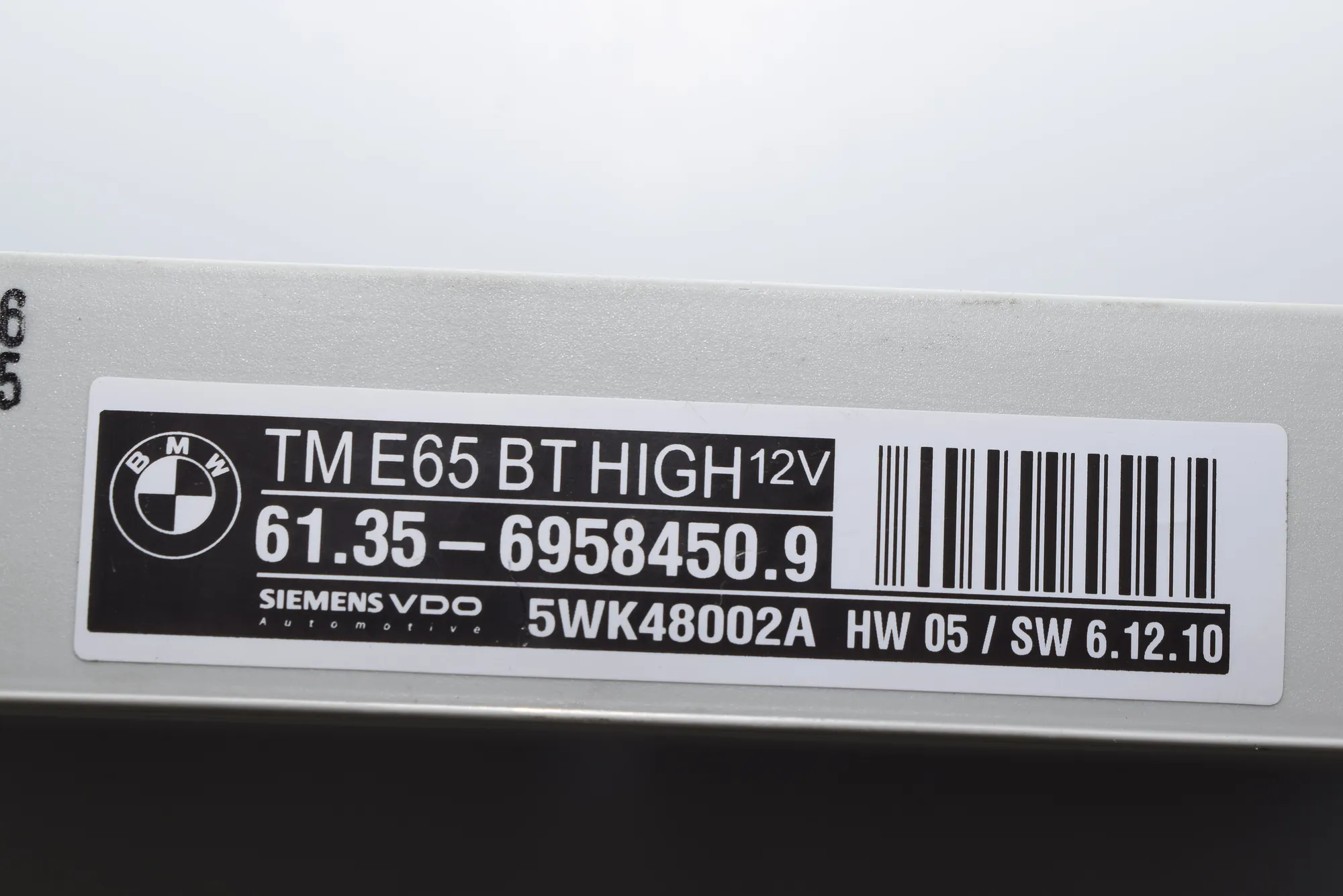 Front Right Door Control Unit – OEM 6958450 · BMW 7 (E65, E66, E67) 750 i, Li 2005