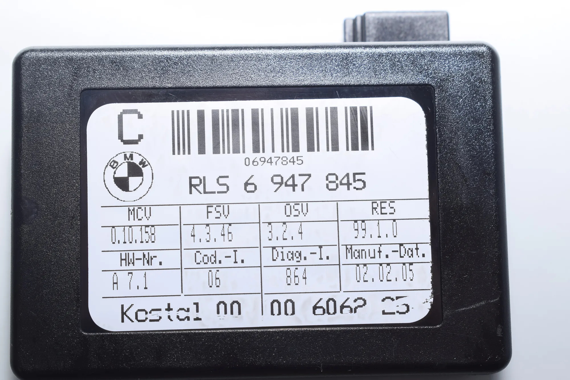Rain Sensor – OEM 6947845 · BMW 7 (E65, E66, E67) 750 i, Li 2005 – 5