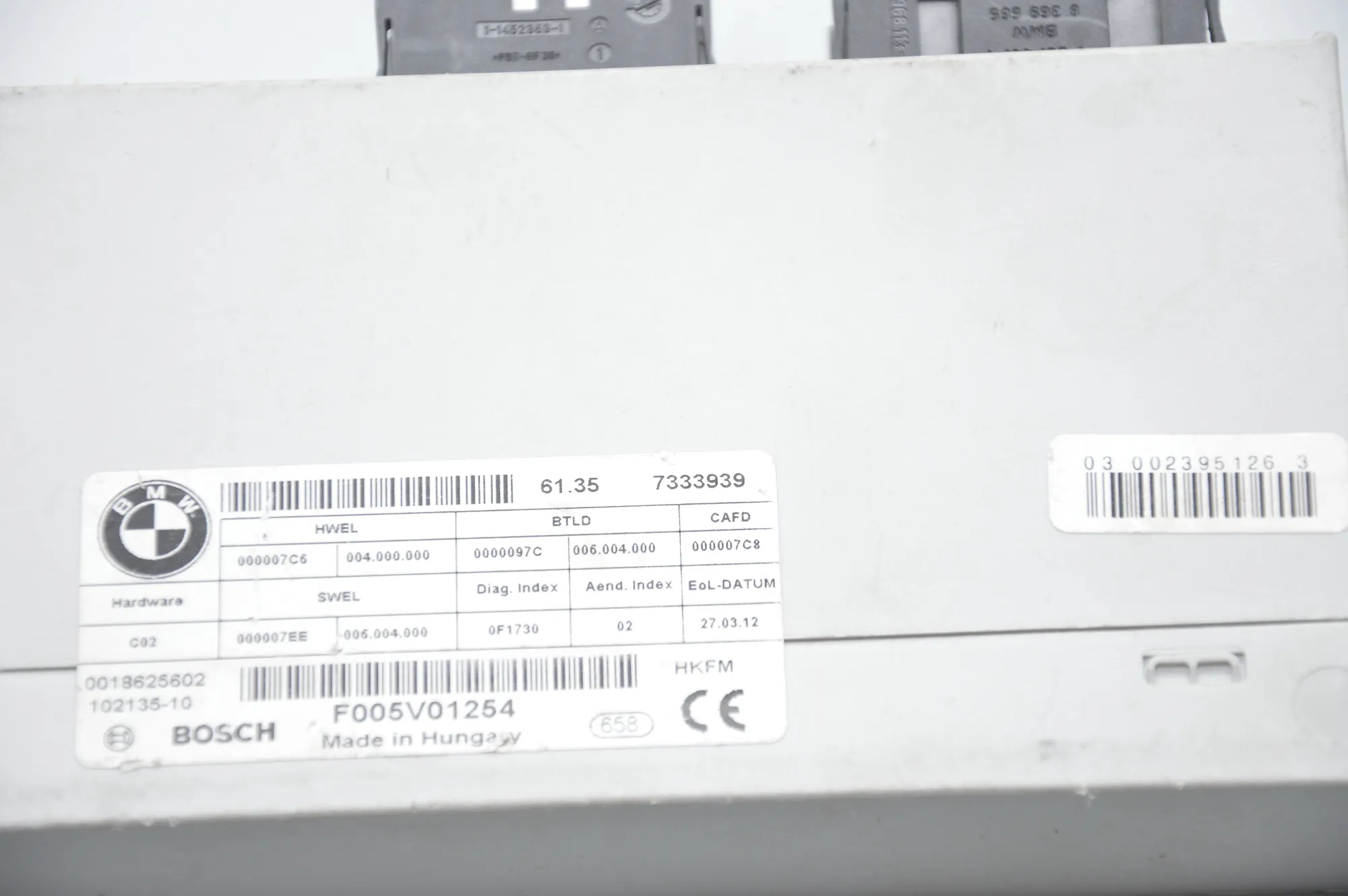 Tailgate Bootlid Control Unit – OEM 7333939 · BMW 5 Touring (F11) BMW 5 Touring (F11) 2012 – 2