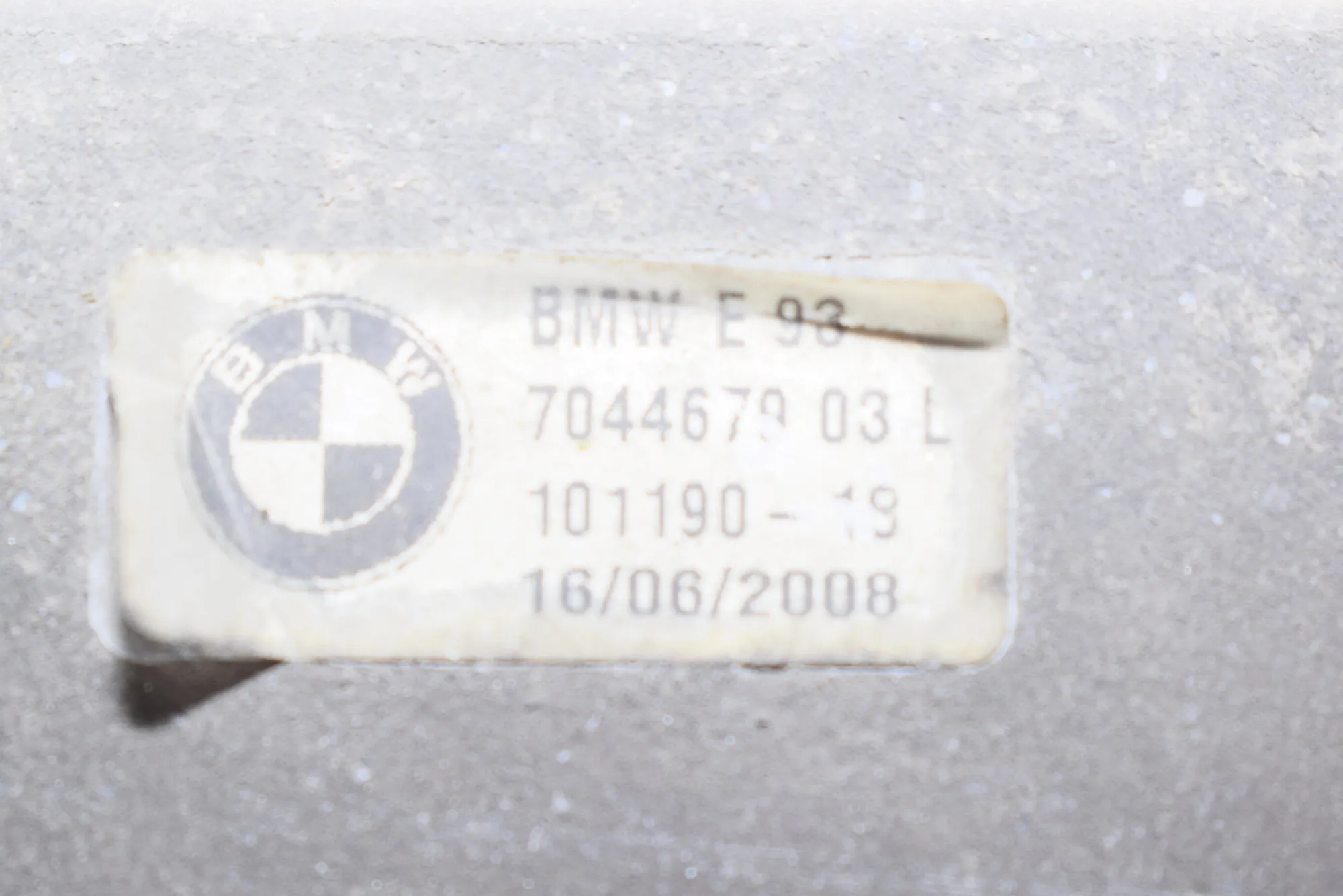 Other Body Parts – OEM 7044679 · BMW 3 Cabrio (E93) 330 d 2008 – 8