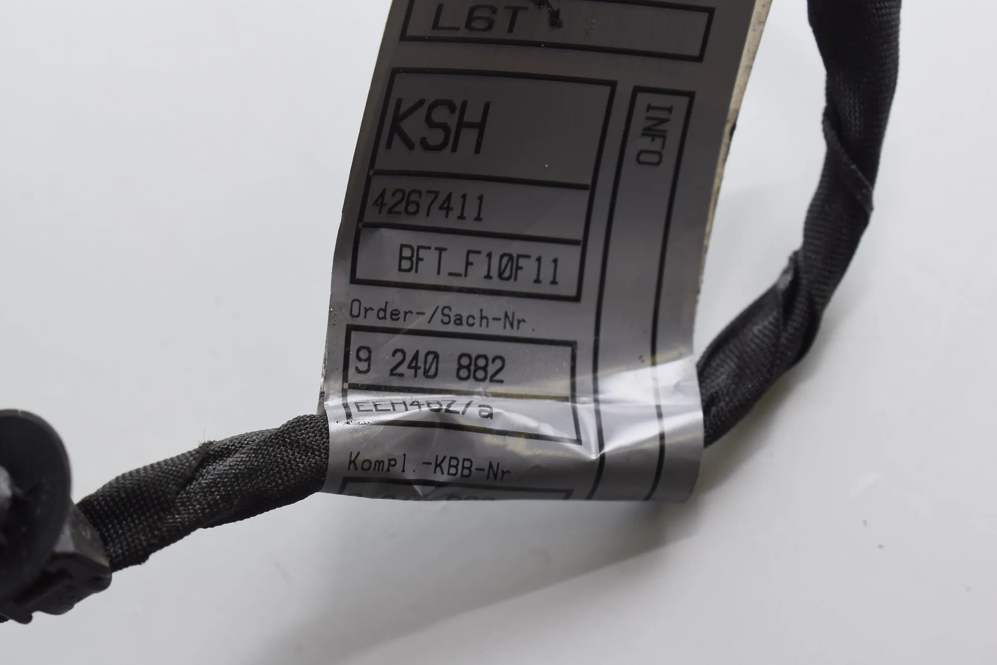 Front Left Door Wiring – OEM 9240882 · BMW 5 (F10) 520 d 2010 – 2