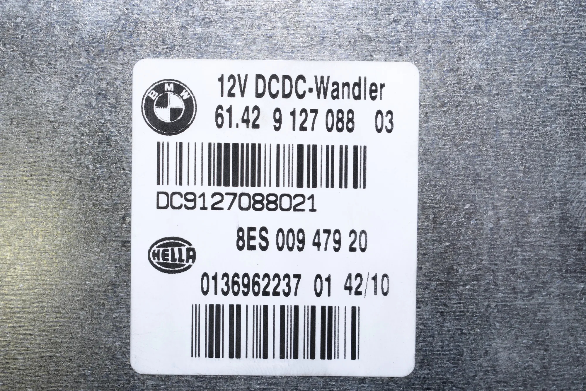 Other Control Units – OEM 9127088 · BMW 3 Coupe (E92) 320 d 2010 – 7