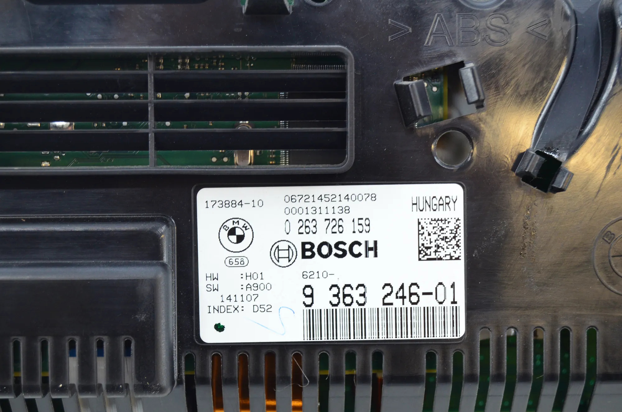 Instrument Cluster Speedometer – OEM 9363246 · BMW 5 (F10) 530 d 2014 – 5