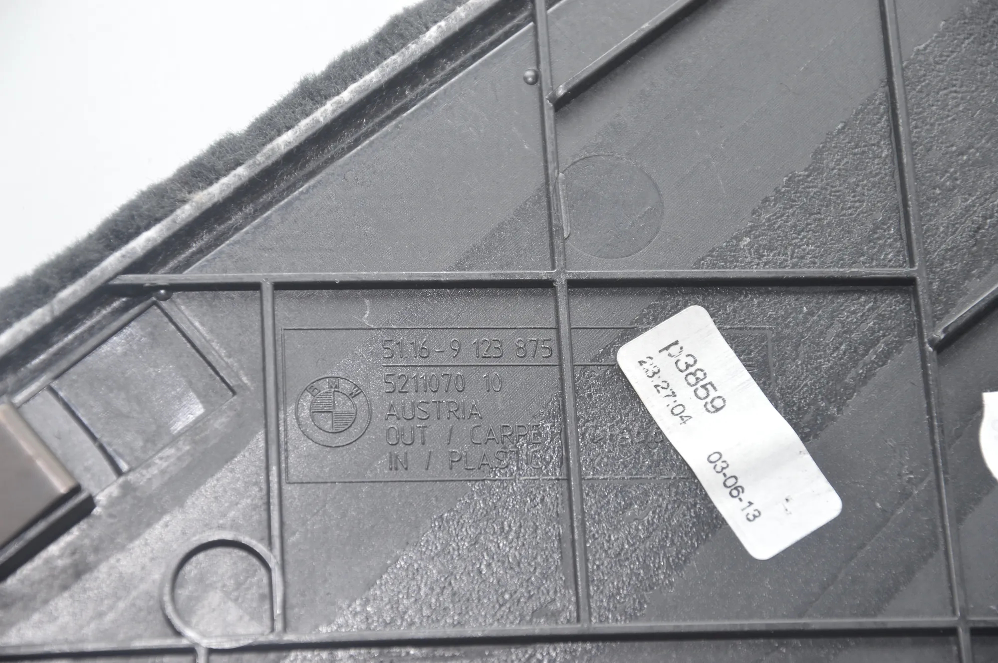 Other Trim Parts – OEM 9123875 · BMW 7 (F01, F02) 750 d xDrive 2013 – 3