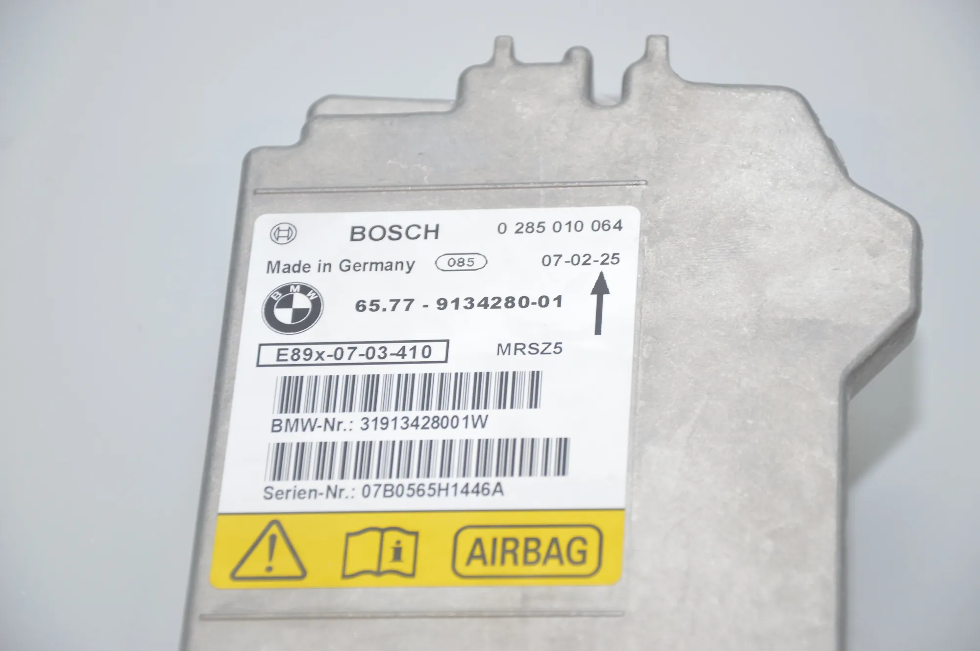 SRS Control Unit – OEM 9134280 · BMW 3 Coupe (E92) 320 d 2007 – 3